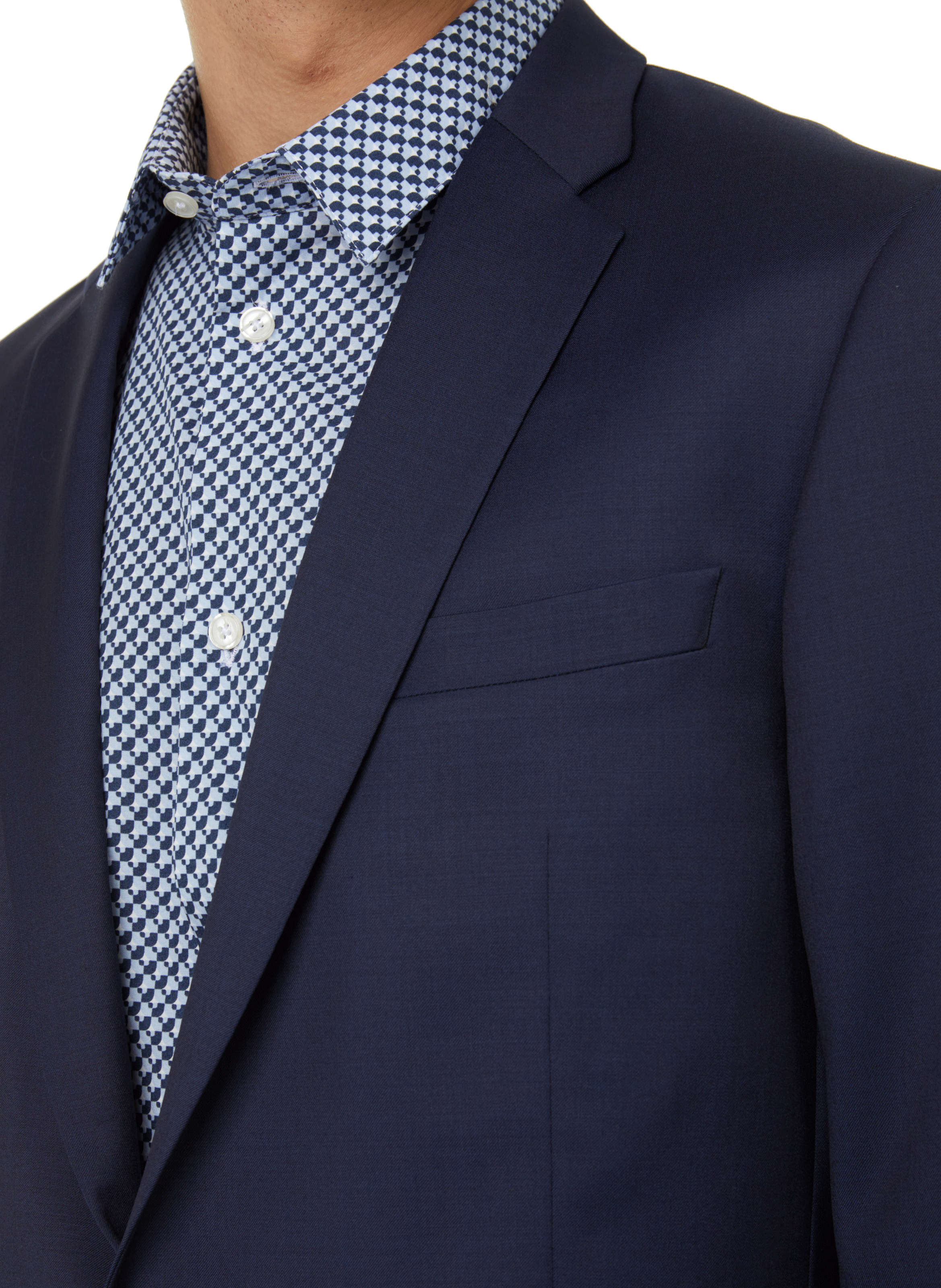 Wool suit jacket SAISON 1865 Blue