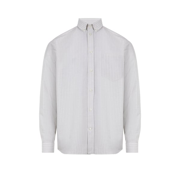 Chemise rayée droite