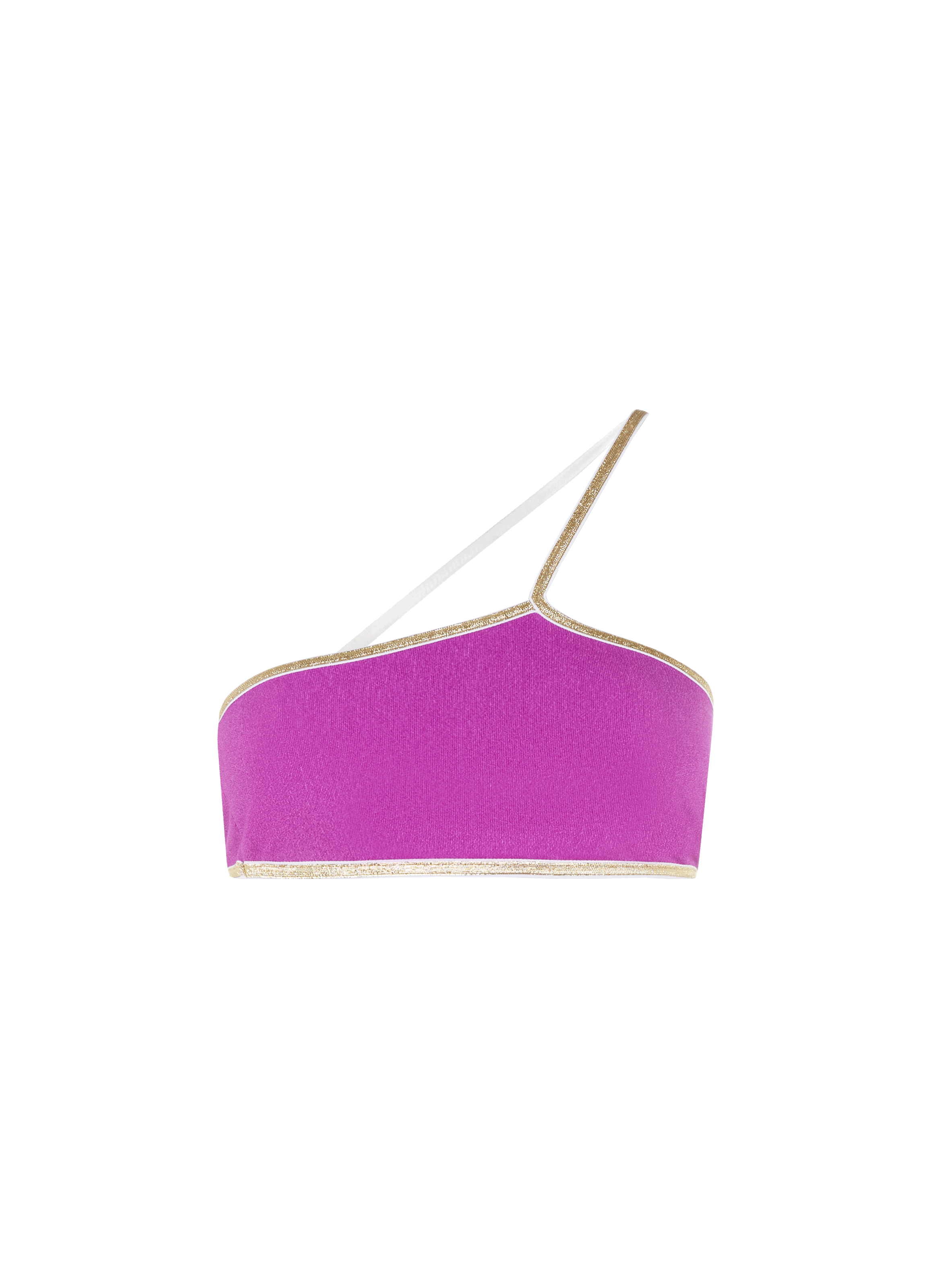 Asymmetrische bikinitop LA NOUVELLE Paars