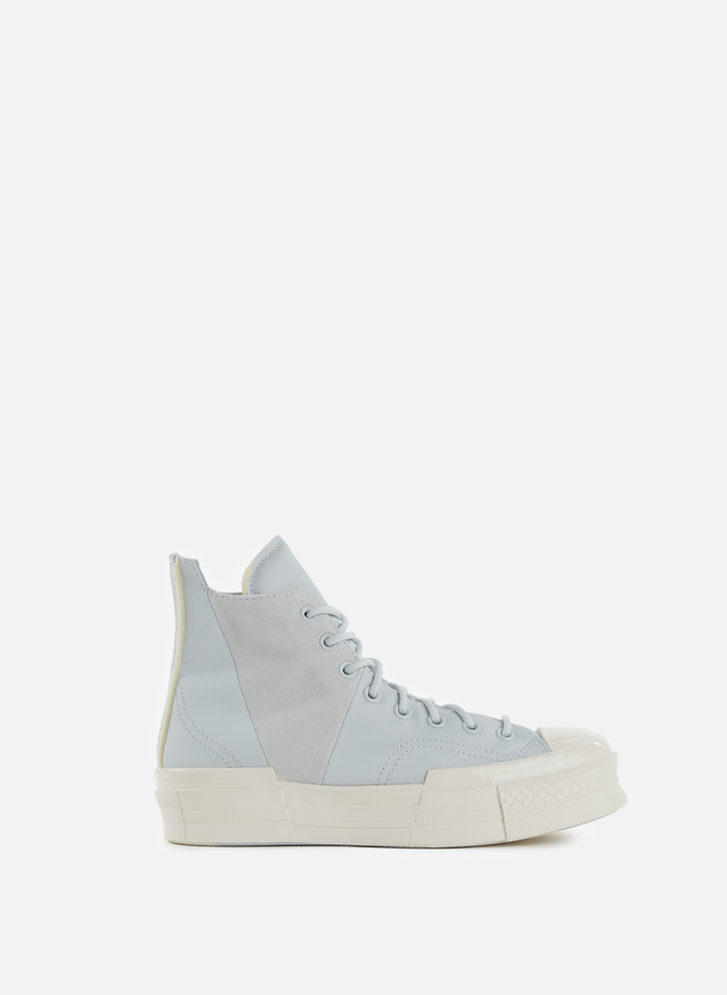 CONVERSE high-top cotton trainers