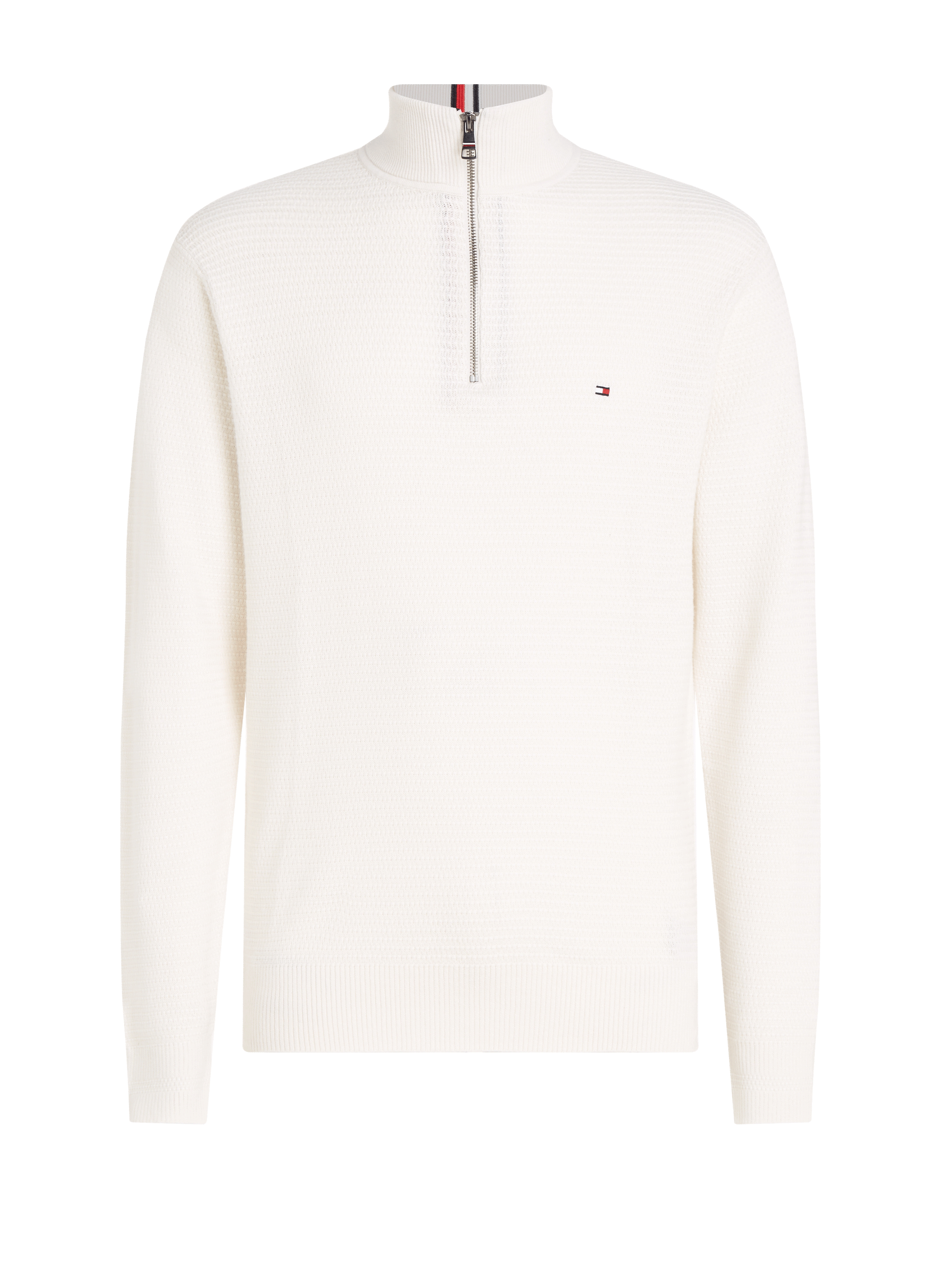 Pull zippé en coton