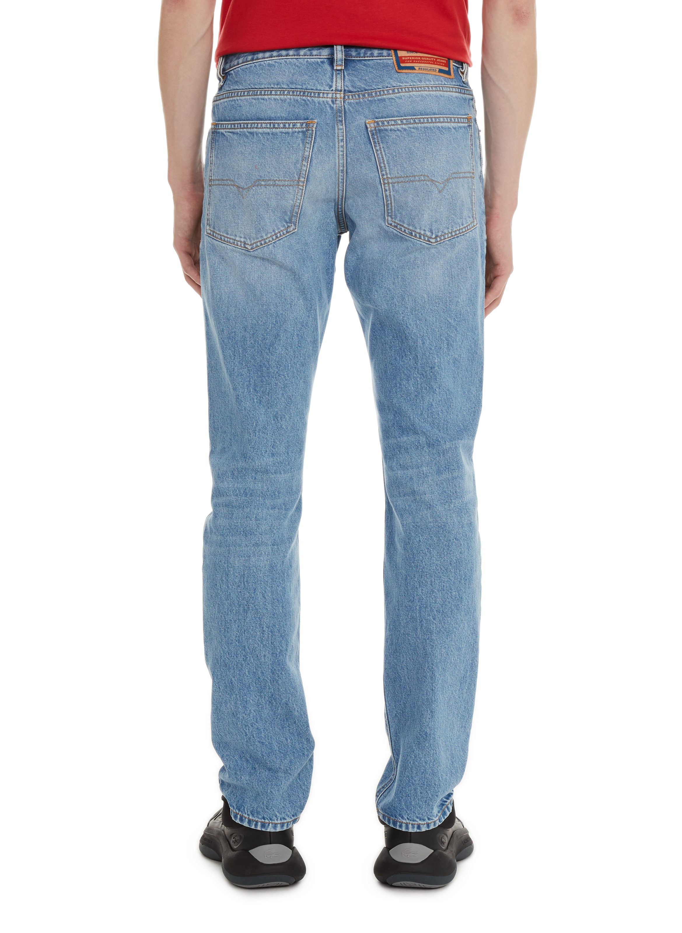 Jean slim en coton  DIESEL Bleu