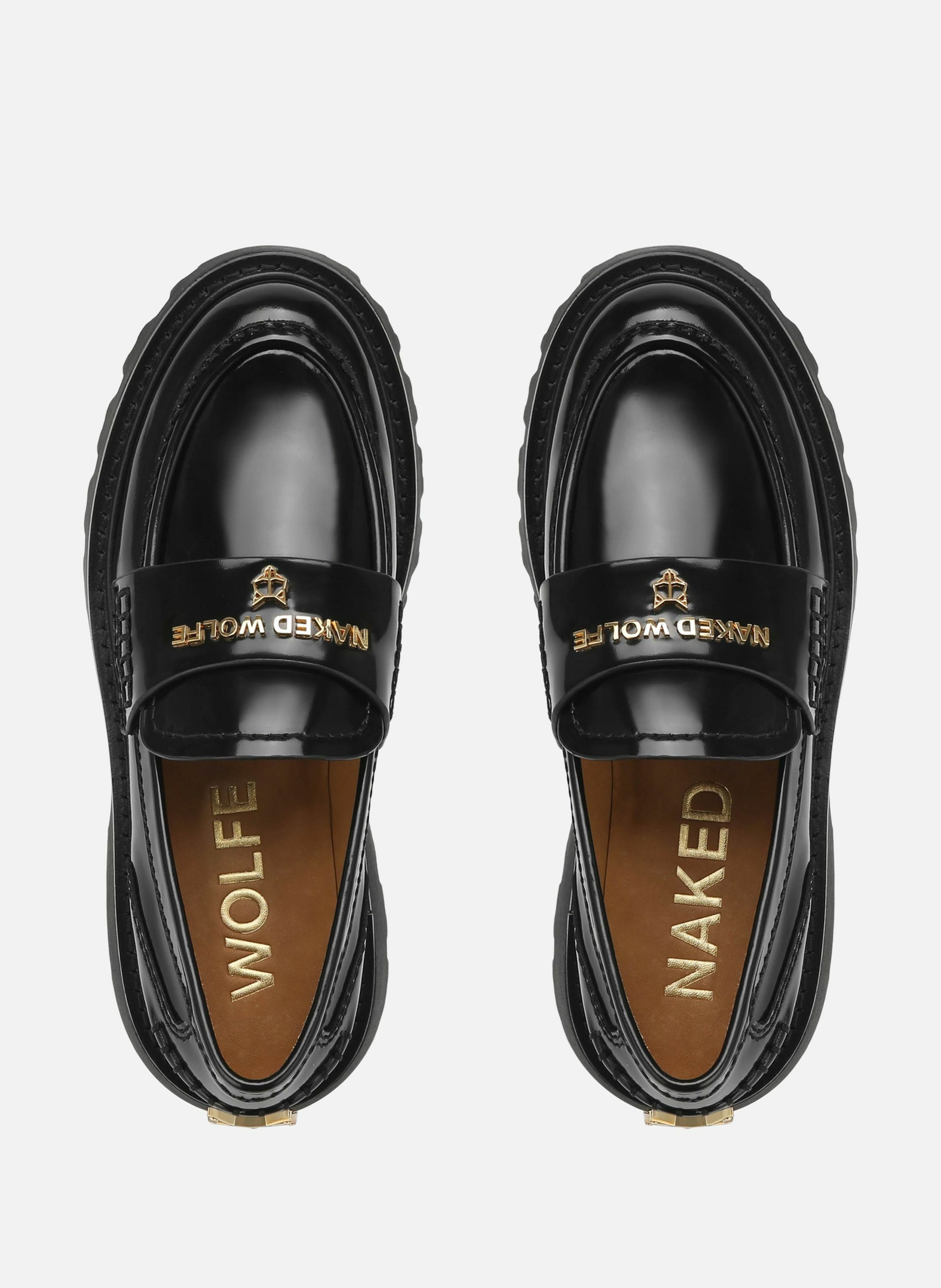 Mocassins flawed NAKED WOLFE Noir