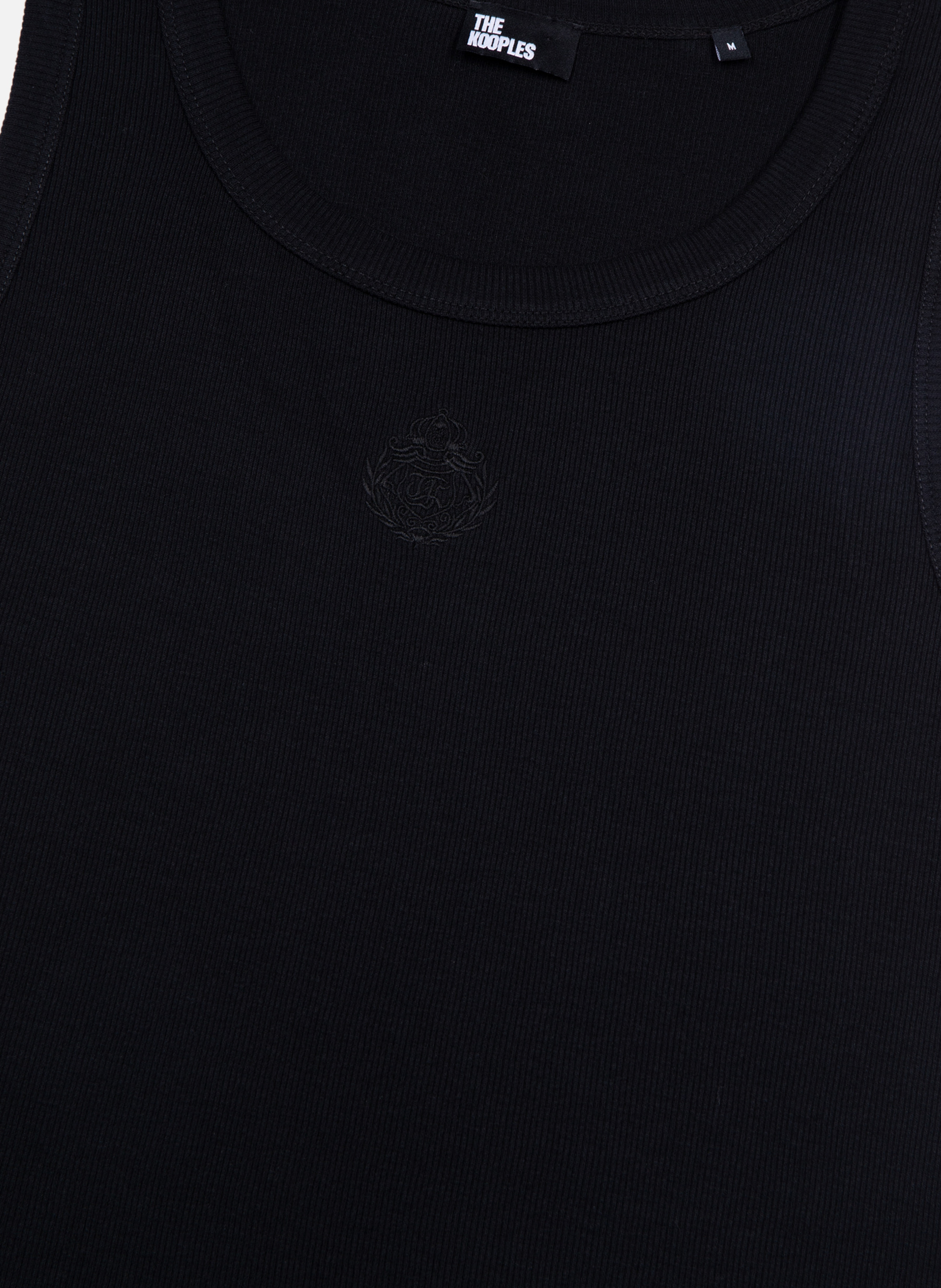 Débardeur avec broderie blason THE KOOPLES Noir