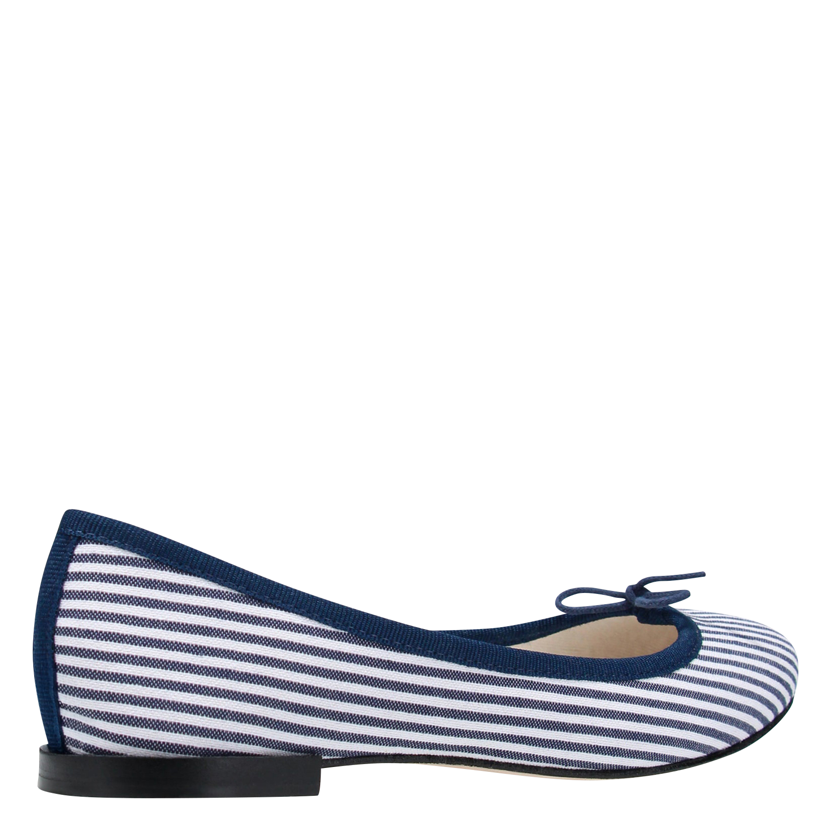 Ballerines en cuir cendrillon REPETTO Bleu