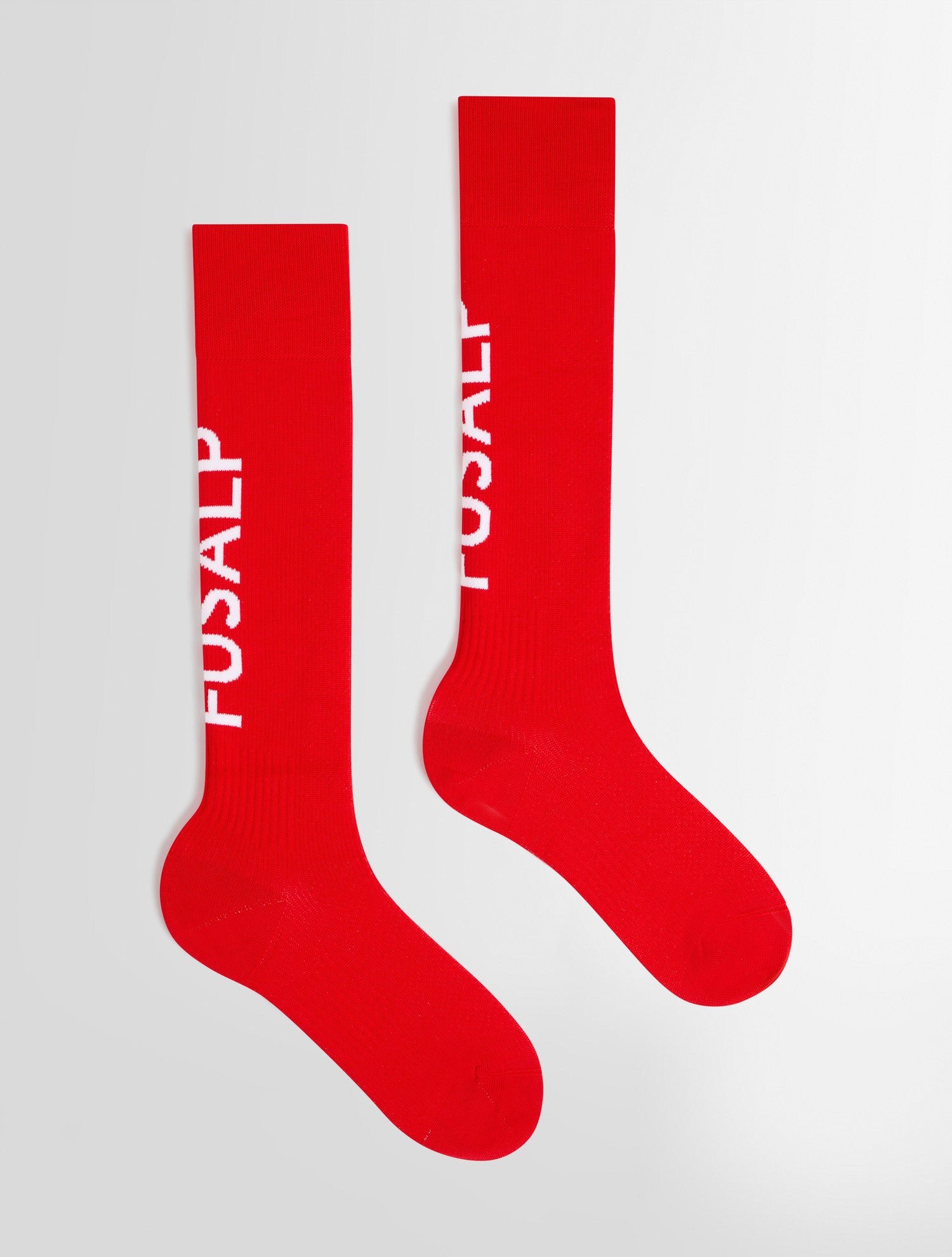 Chaussettes de ski sock pop coupe regular FUSALP Rouge
