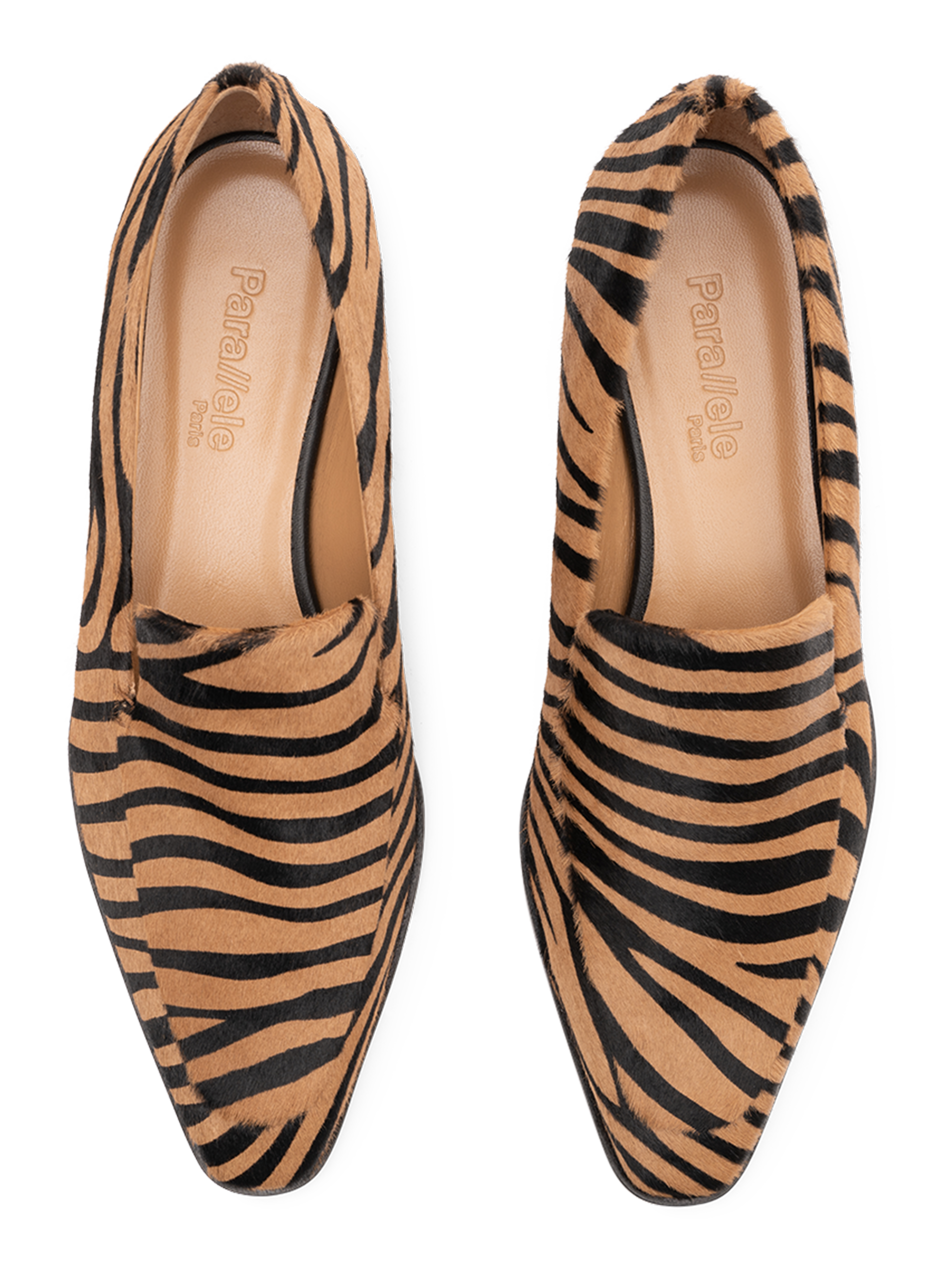 Mocassins douglas en pony PARALLELE Orange