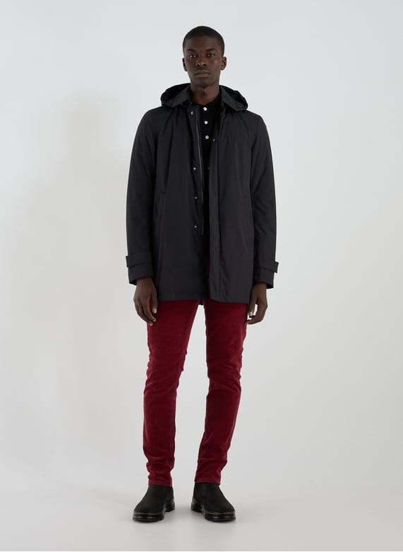 Parka unie à capuche | Gris by HERNO Parka unie à capuche Gris