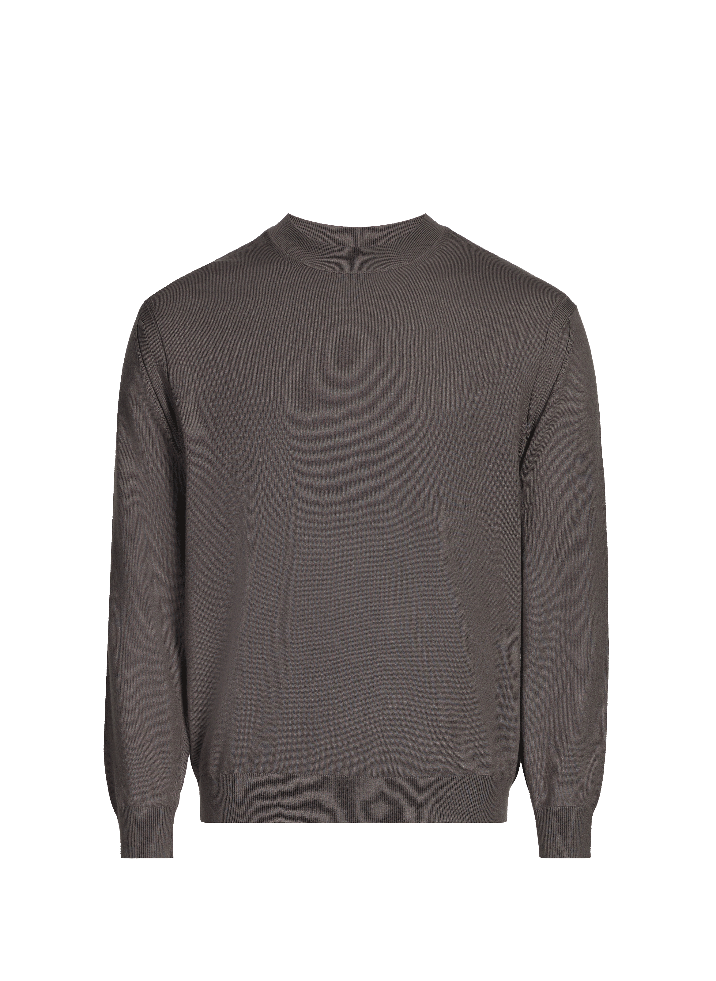 Wool-blend round-neck jumper ARMANI EXCHANGE Brown