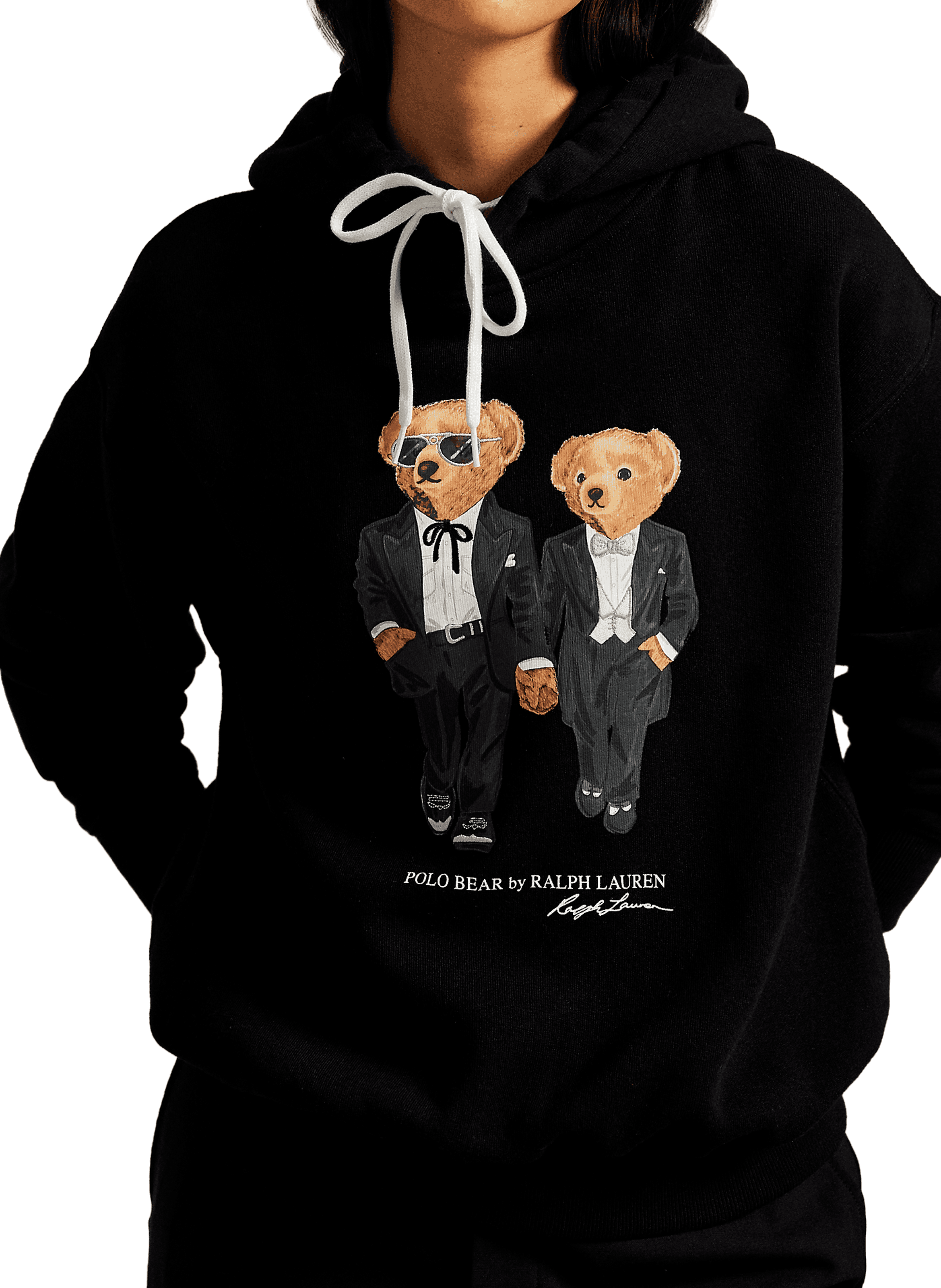 Cotton hoodie with logo POLO RALPH LAUREN Black