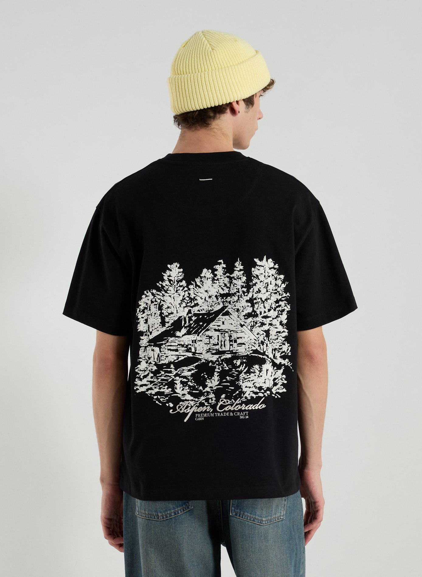 Biker-style cotton t-shirt ONLY THE BLIND Black