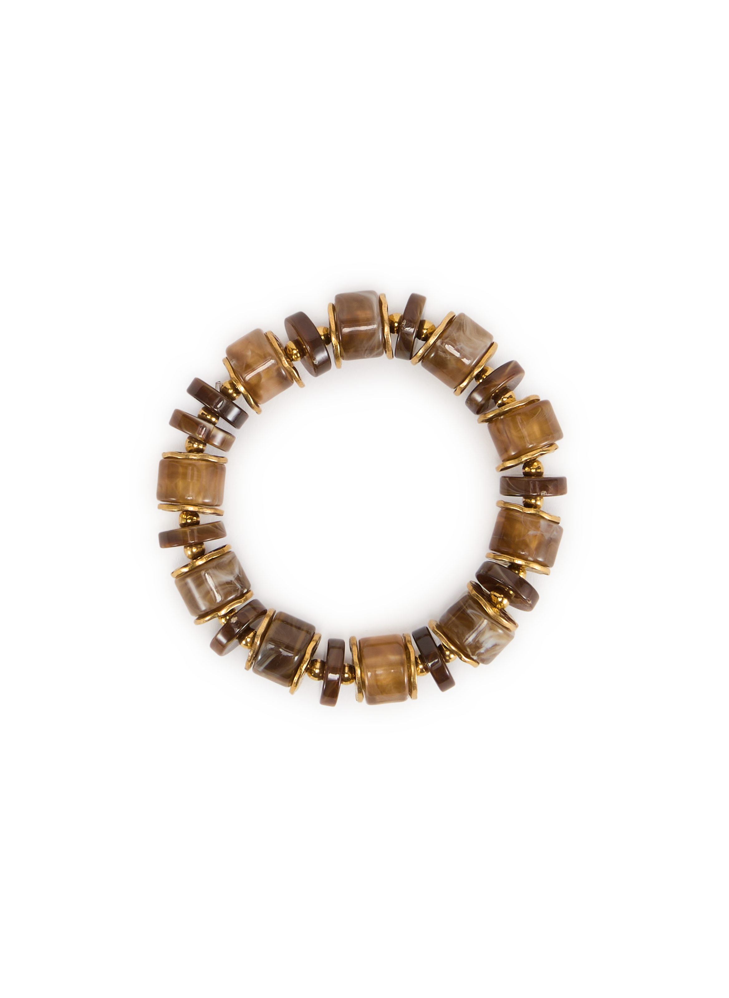 AU PRINTEMPS PARIS Pearl bracelet Brown