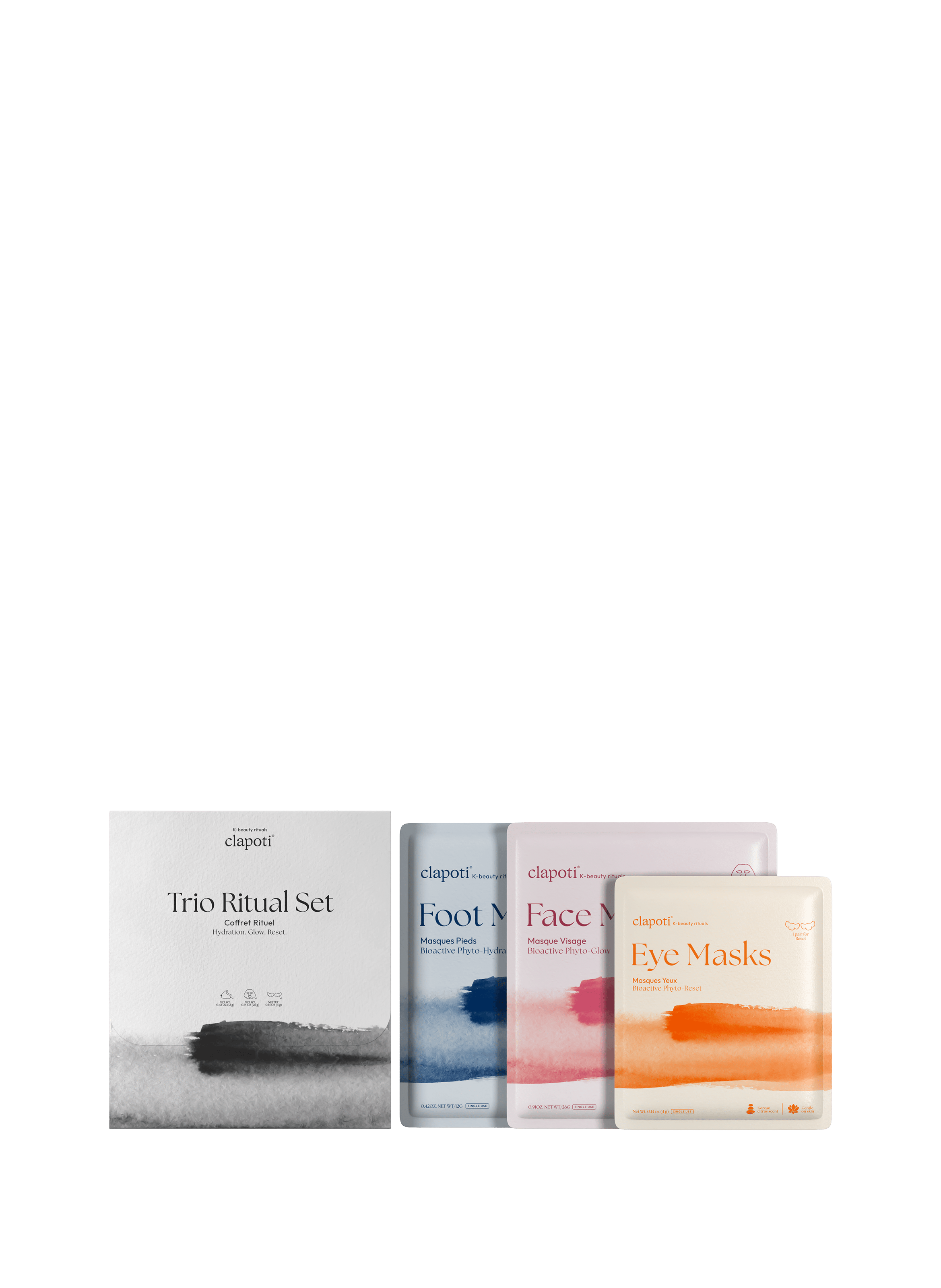 Ritual Set of 3 Masks CLAPOTI No color