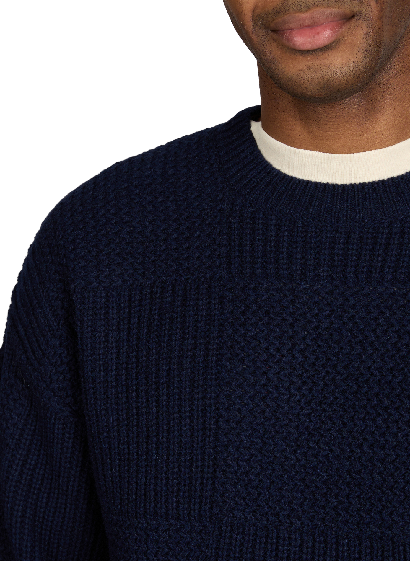 Pull en laine mélangé CARHARTT WIP Bleu