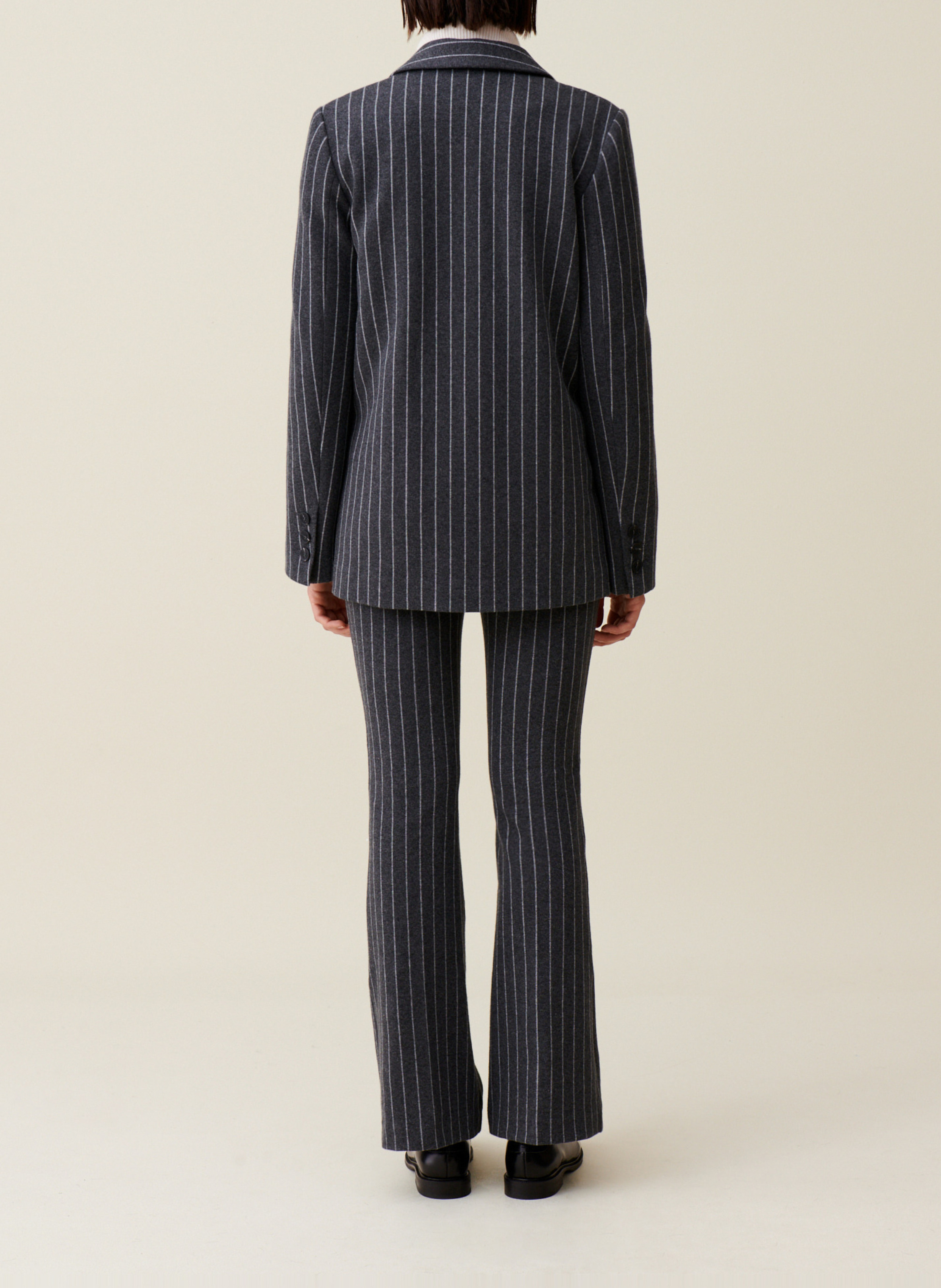 Veste de tailleur droite en coton mélangé CLAUDIE PIERLOT Multicolore