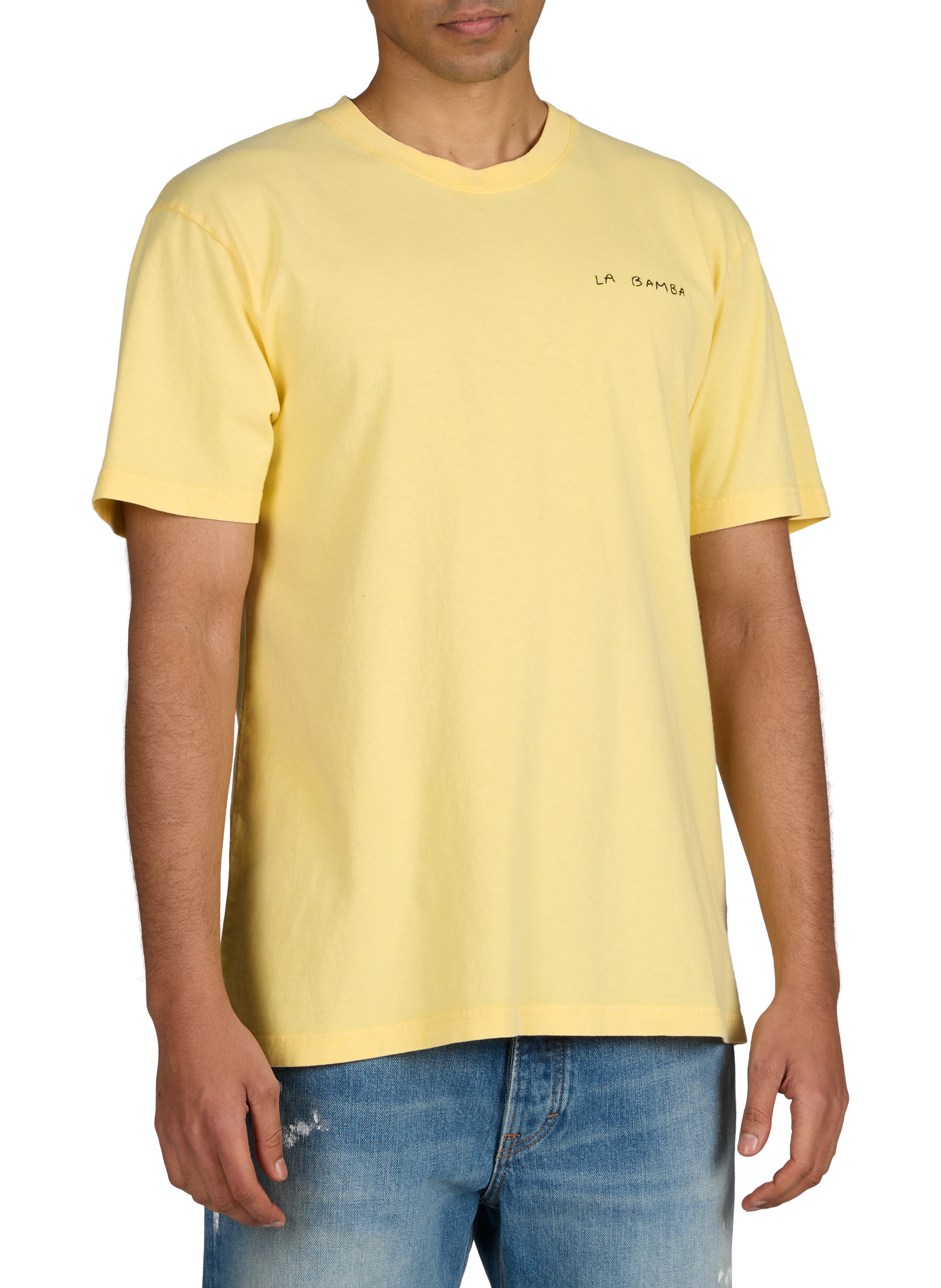 La Bamba organic cotton T-shirt MAISON LABICHE Yellow