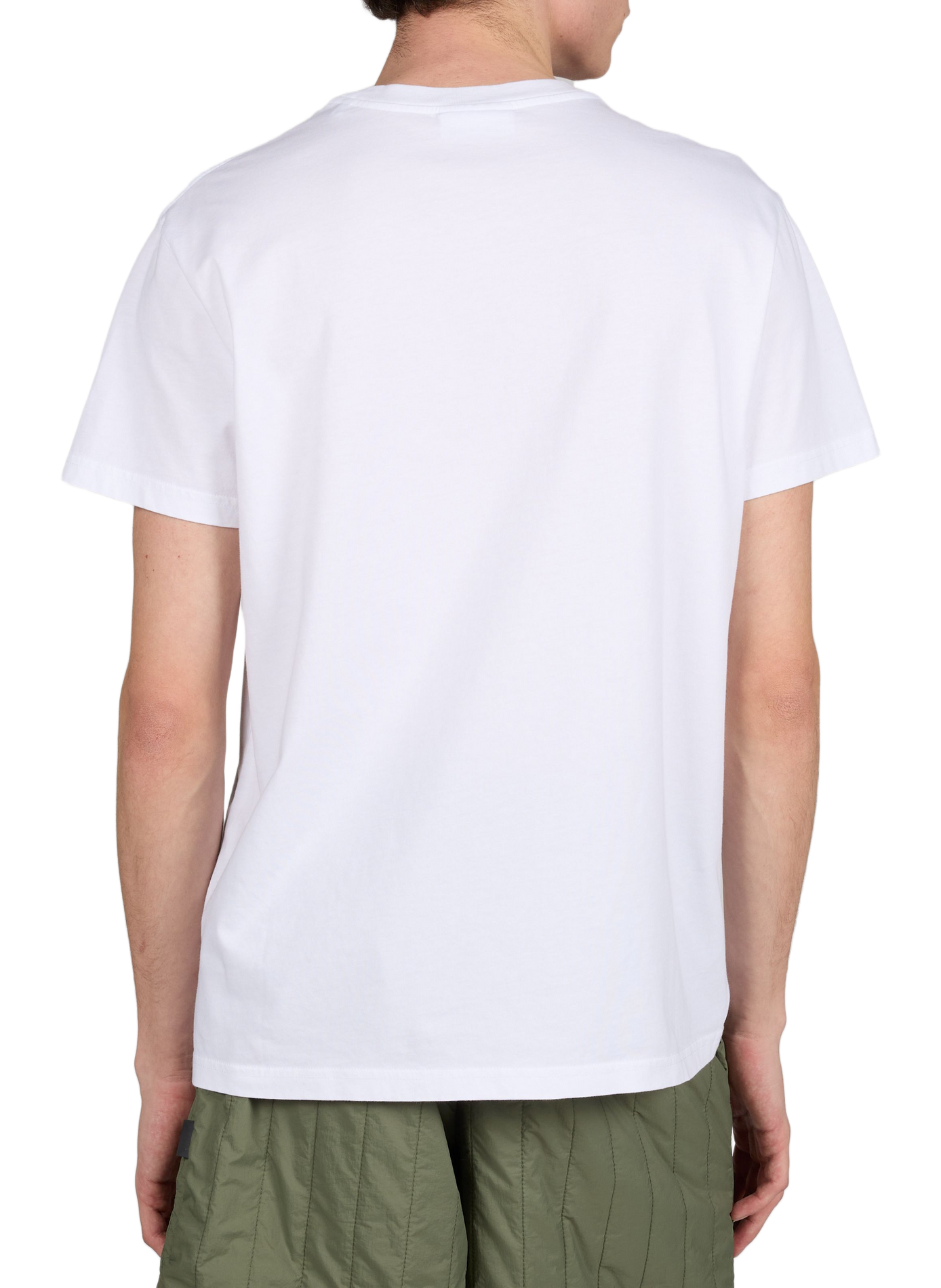 T-shirt Popincourt brodé en coton biologique MAISON LABICHE Blanc