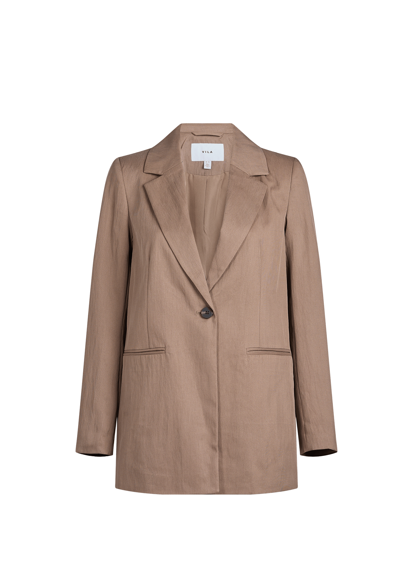 Blazer droit Vialyna VILA Marron