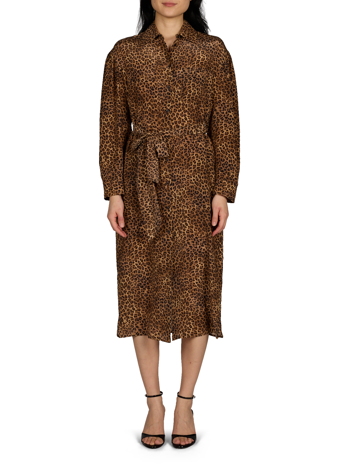 Printed silk shirt dress MAX MARA WEEK END Multicolour