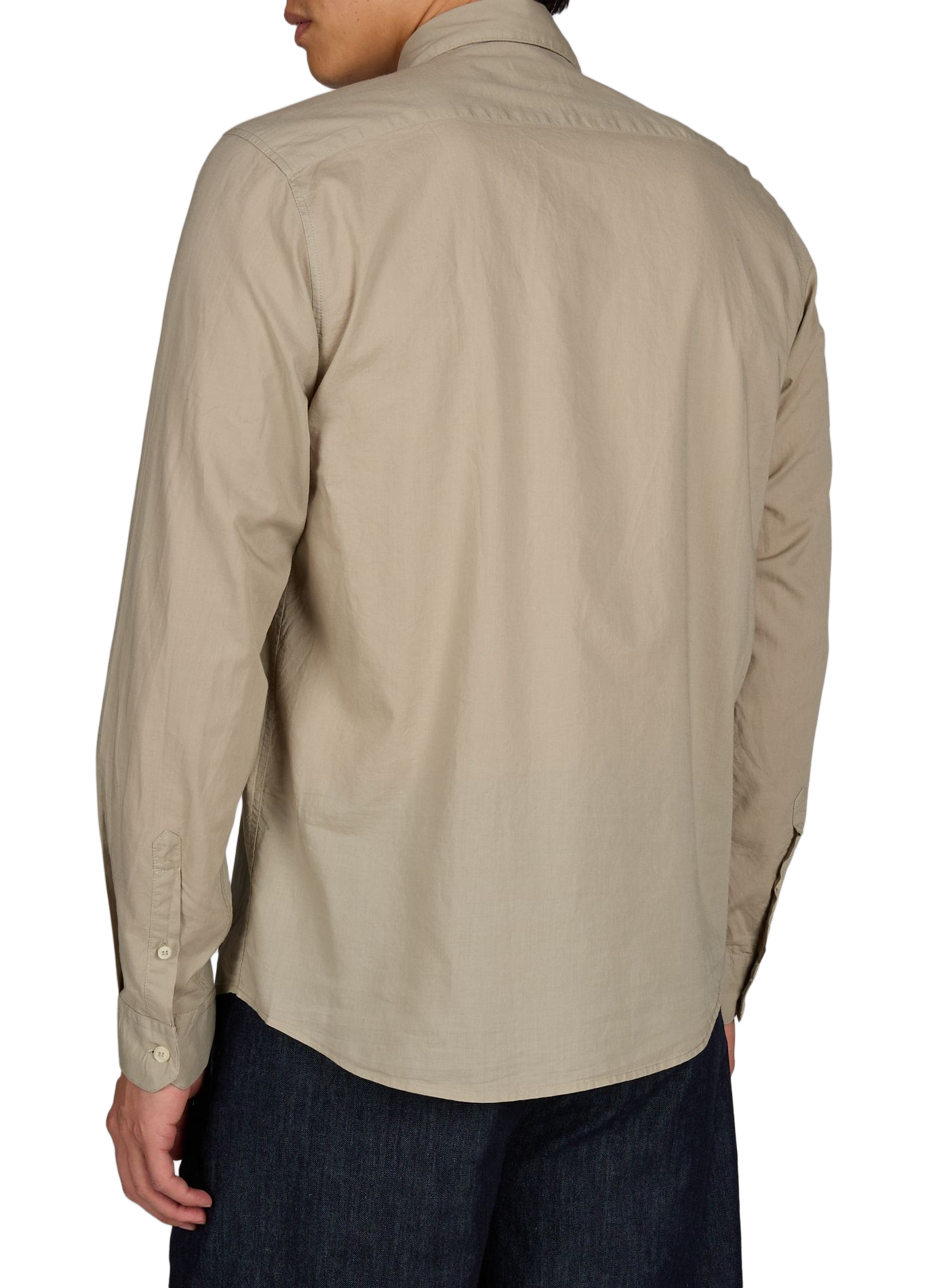 Chemise col classique en coton LAFAURIE Vert