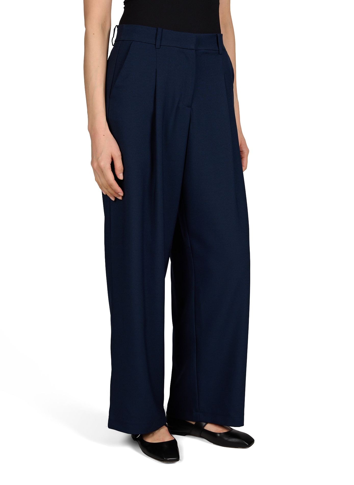 Solid carrot pants VILA Blue