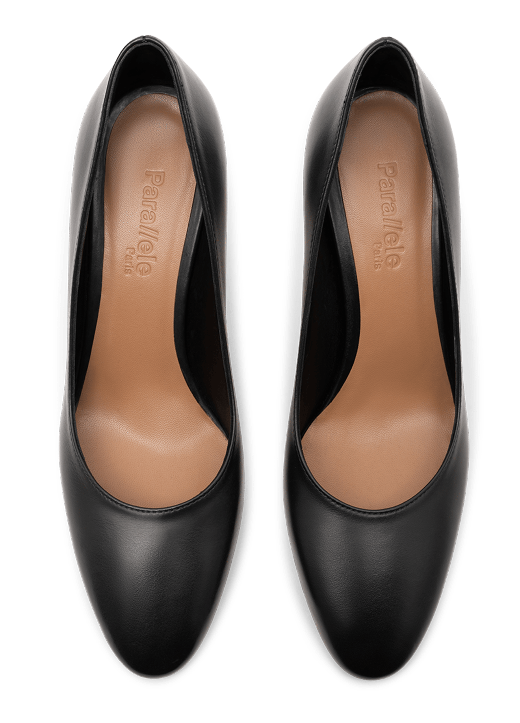 Escarpins ascol en veau lisse PARALLELE Noir