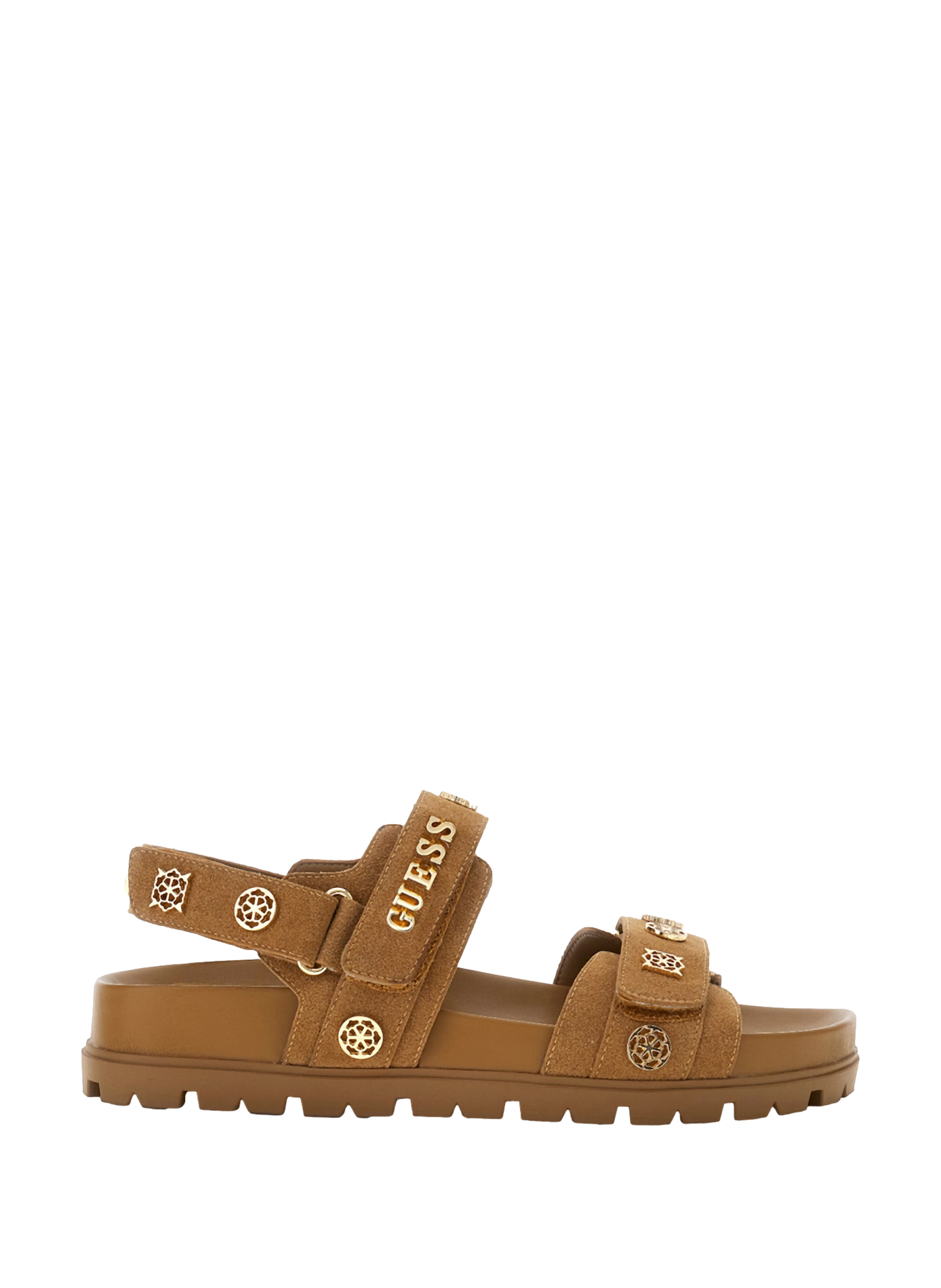 Flat sandals Floriz GUESS Brown