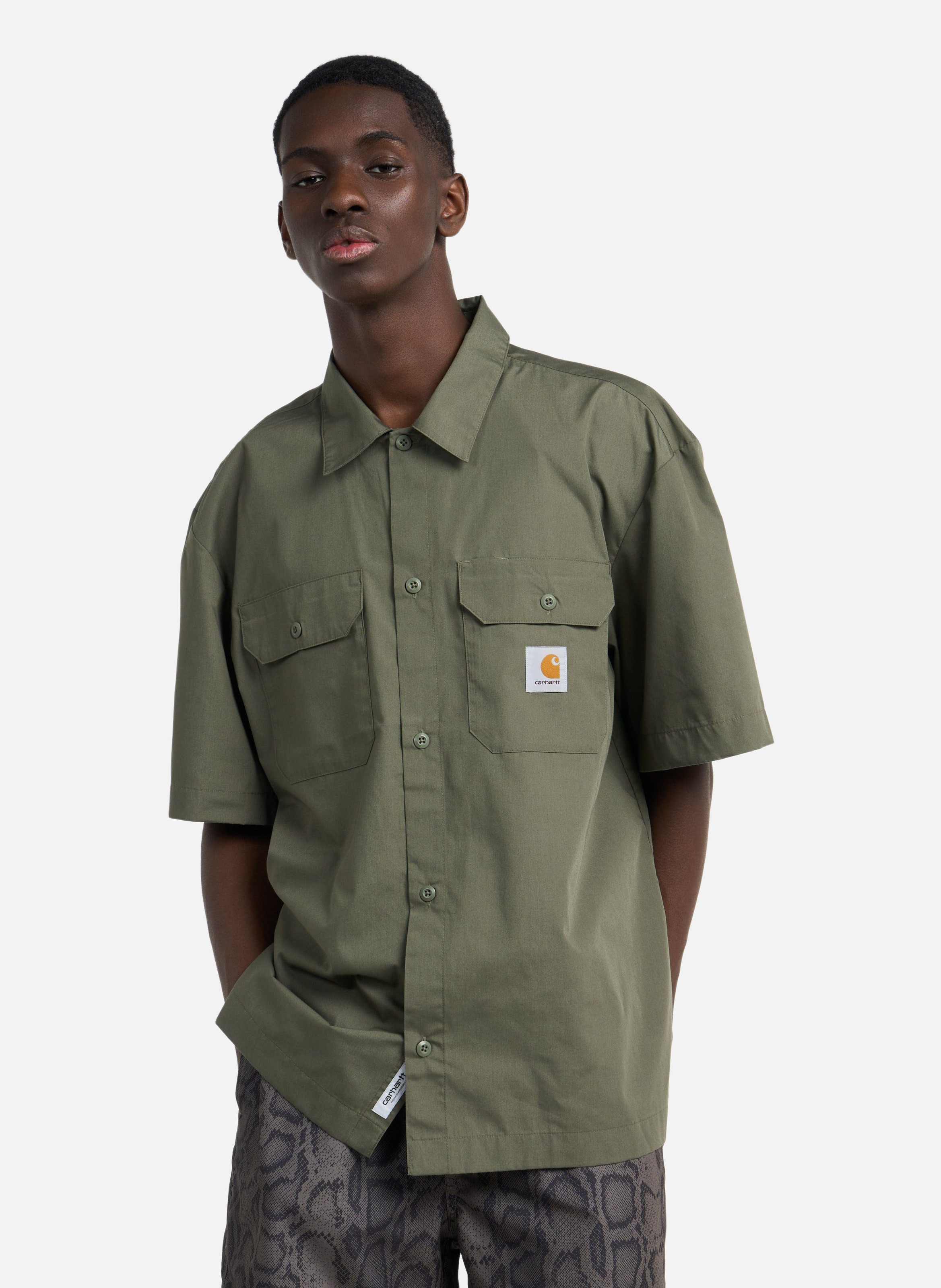 Chemise s/s craft shirt CARHARTT WIP Vert