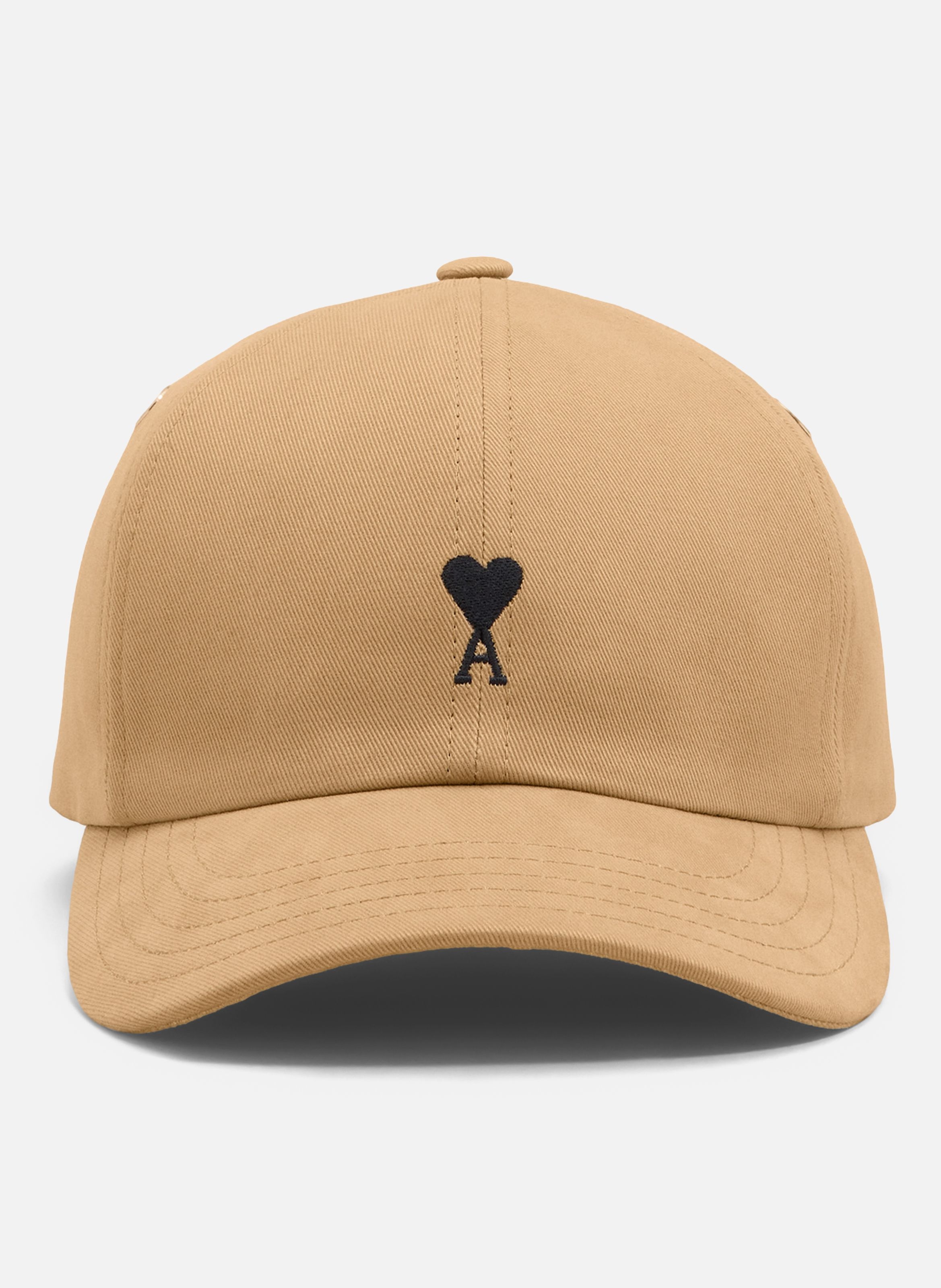 Casquette unisexe en coton ami de coeur AMI PARIS Beige