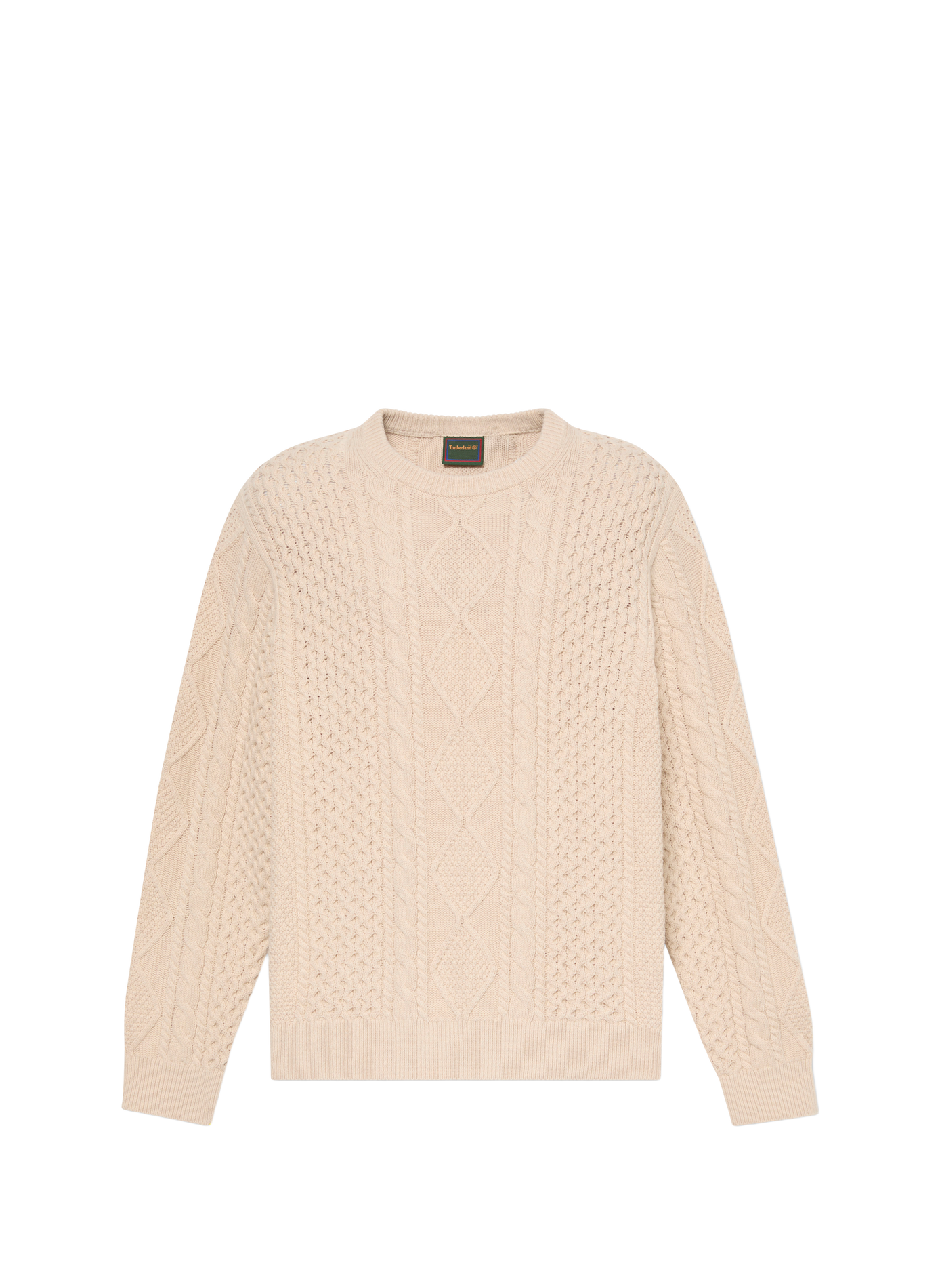 Maglione dritto in misto cotone TIMBERLAND Beige
