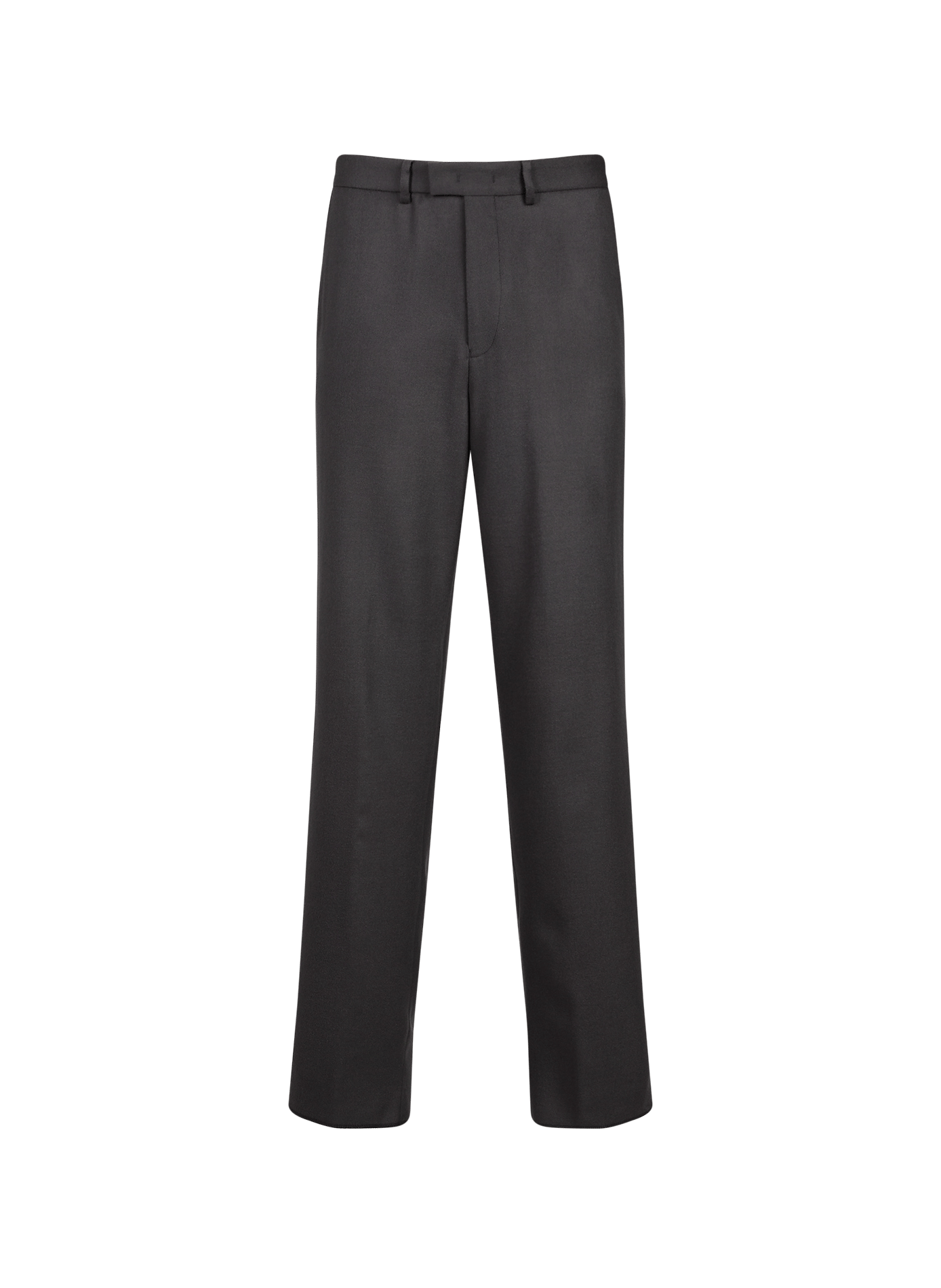 Pantalon droit en laine vierge et cachemire EMPORIO ARMANI Gris