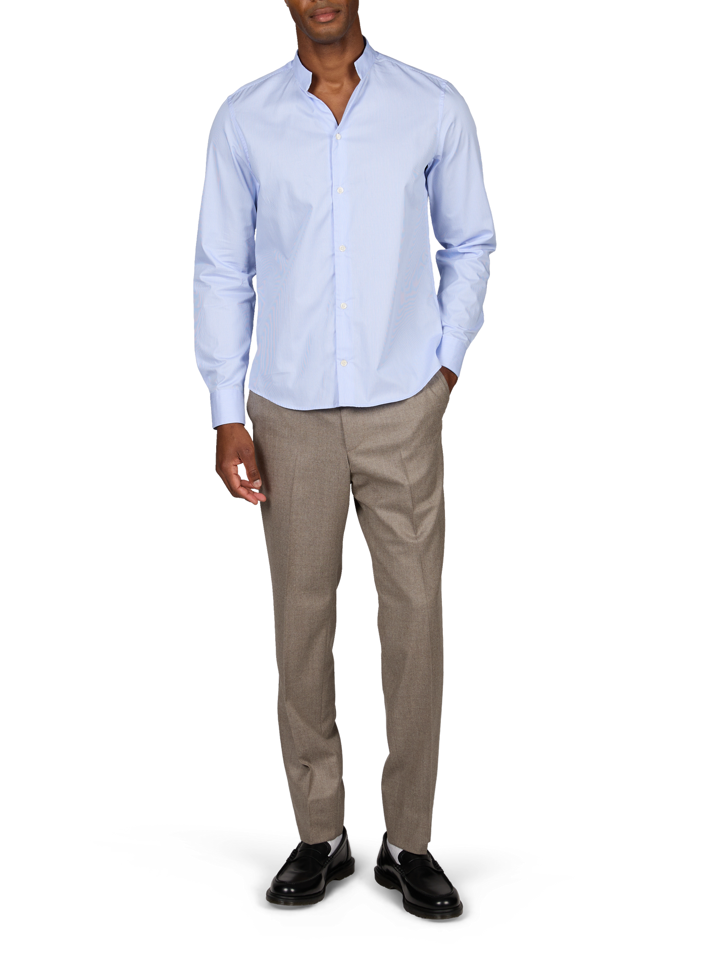 ICOLHAY-S Striped Cotton Shirt AU PRINTEMPS PARIS Blue