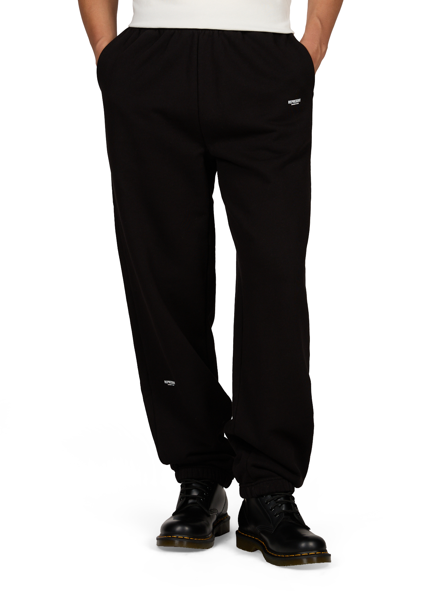 Weite Baumwoll-Jogginghose REPRESENT Schwarz