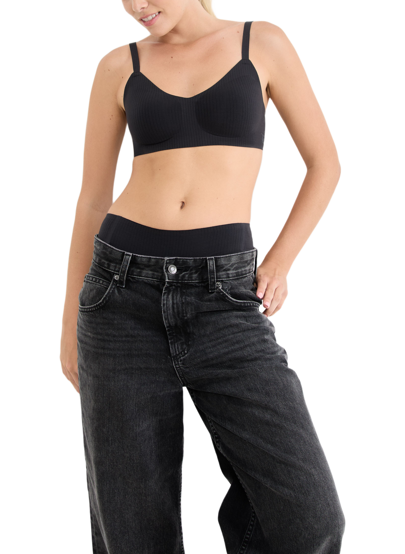 Slip classique Zero Feel Pure sans couture SLOGGI Noir