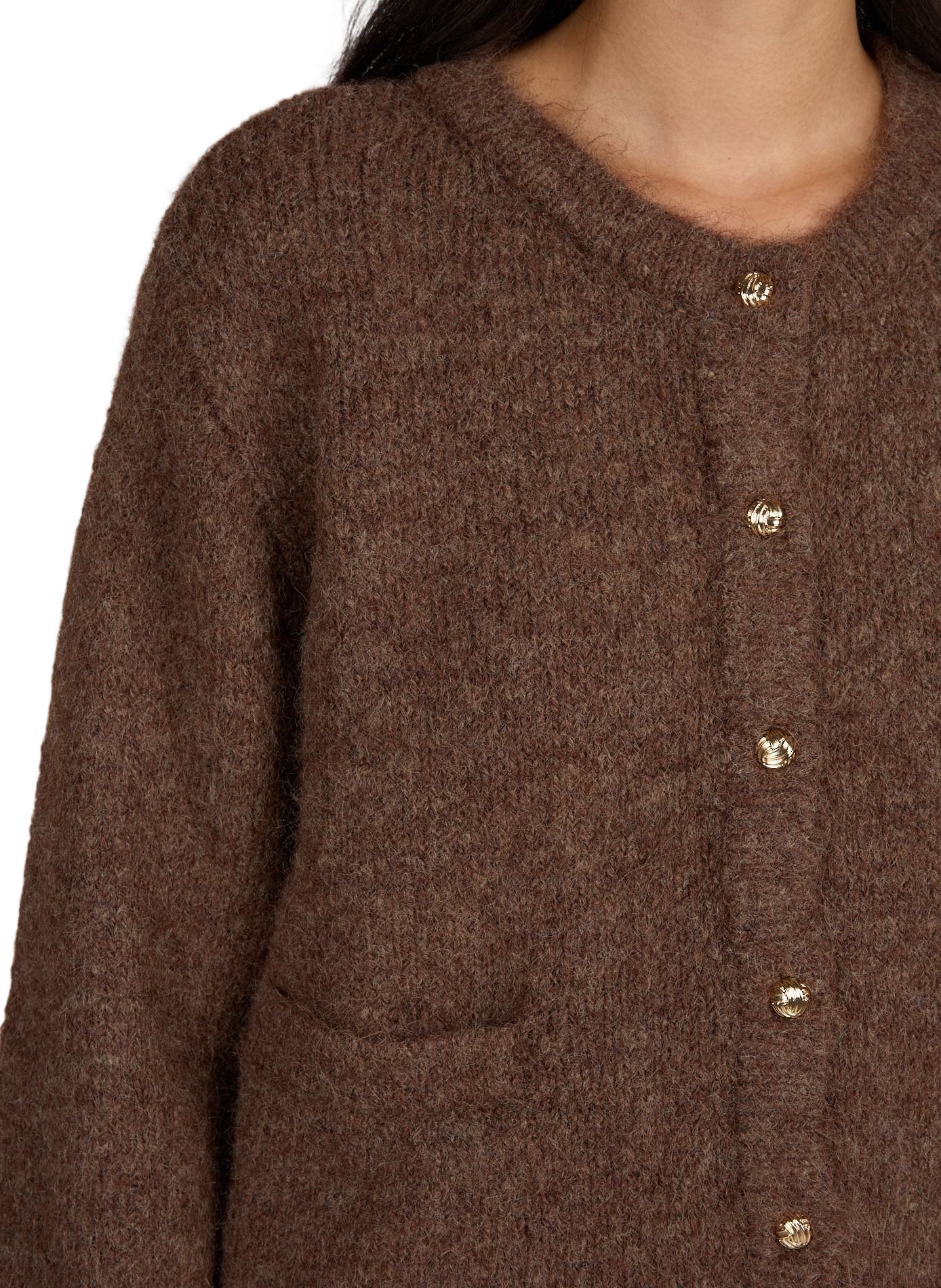 Weiter Cardigan OBJECT Braun