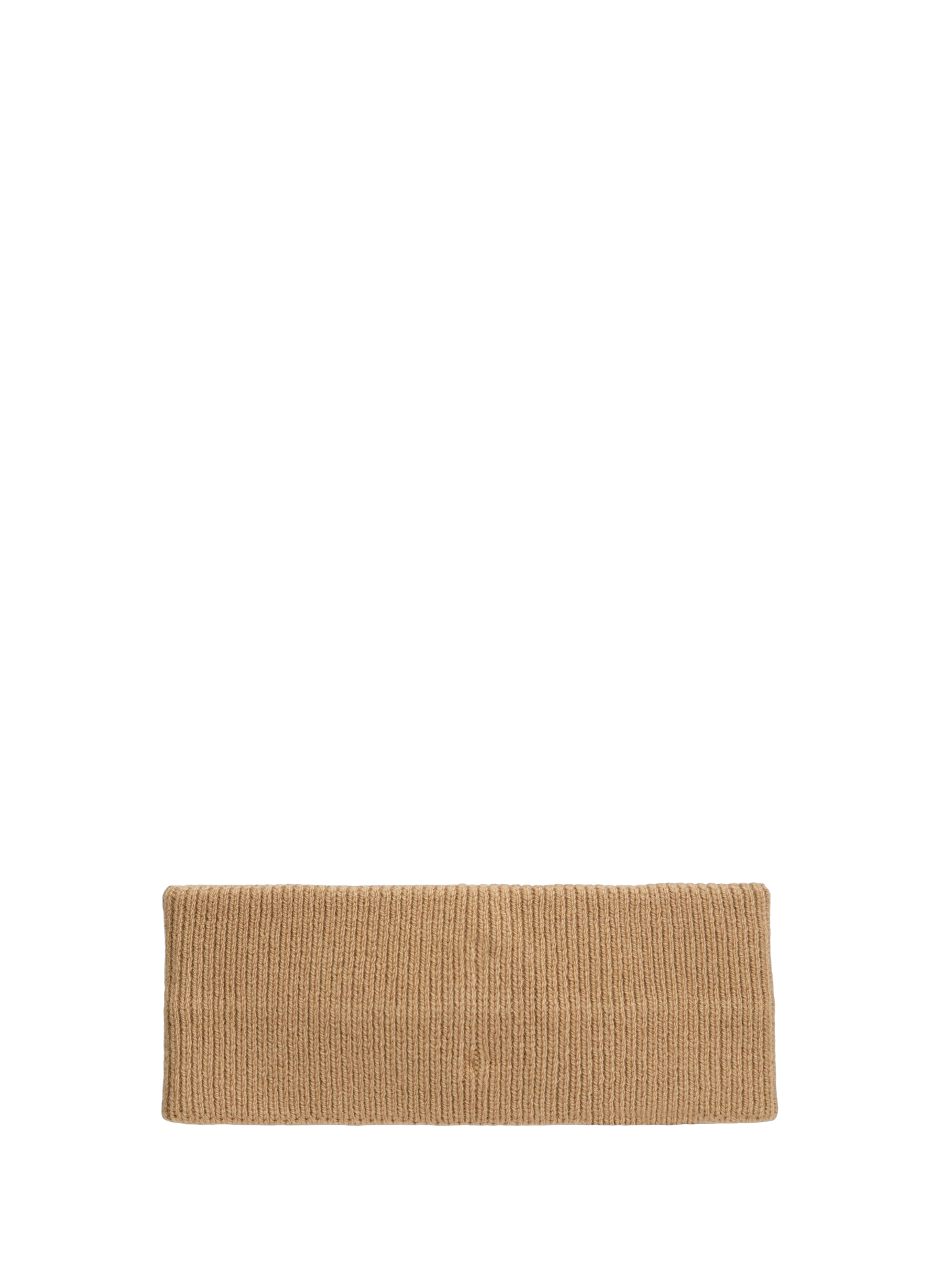 Knitted cotton-blend bandeau TOMMY HILFIGER Beige