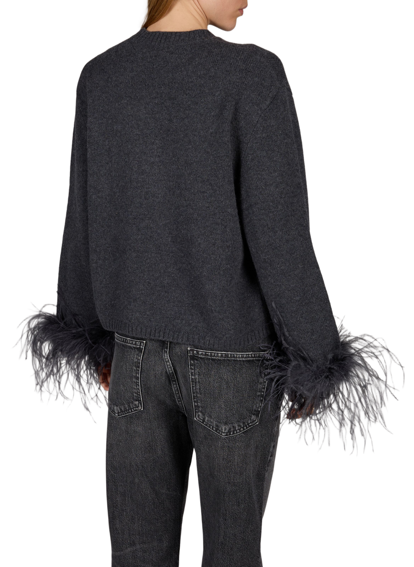 MYBIRD oversized wool sweater BERENICE Grey