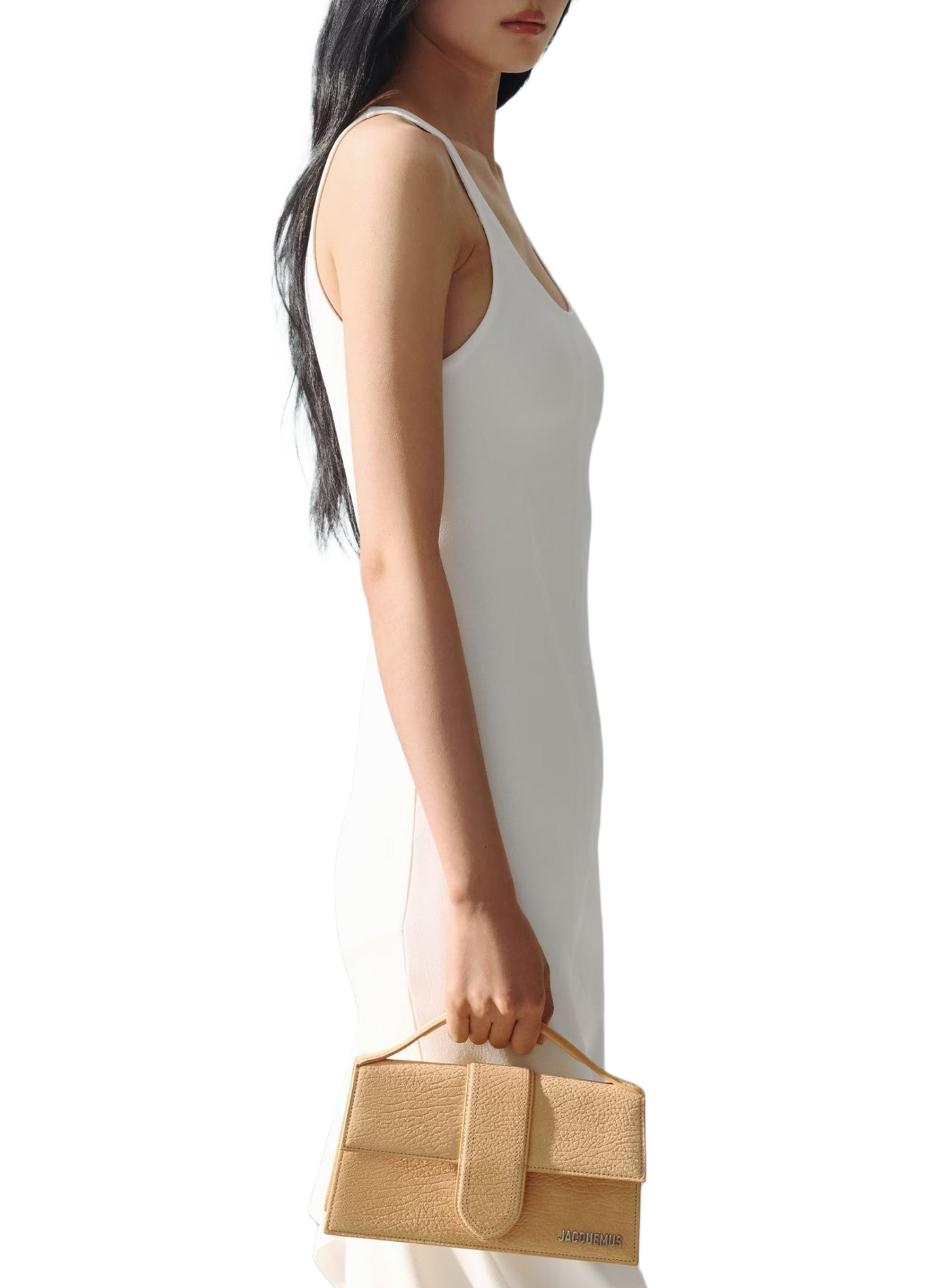 Le grand Bambino en cuir JACQUEMUS Orange