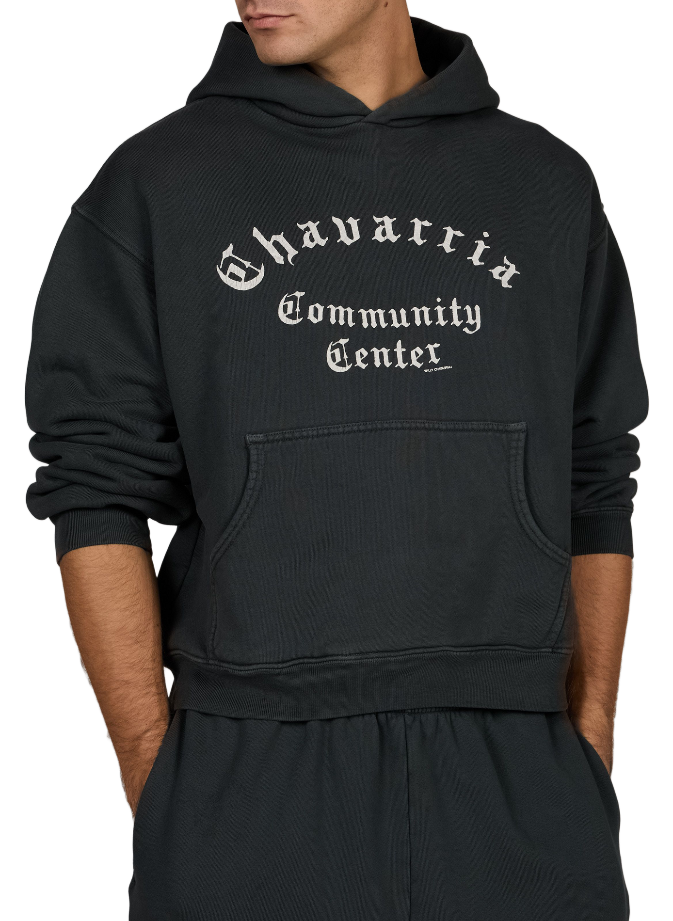 Cotton hoodie WILLY CHAVARRIA Grey