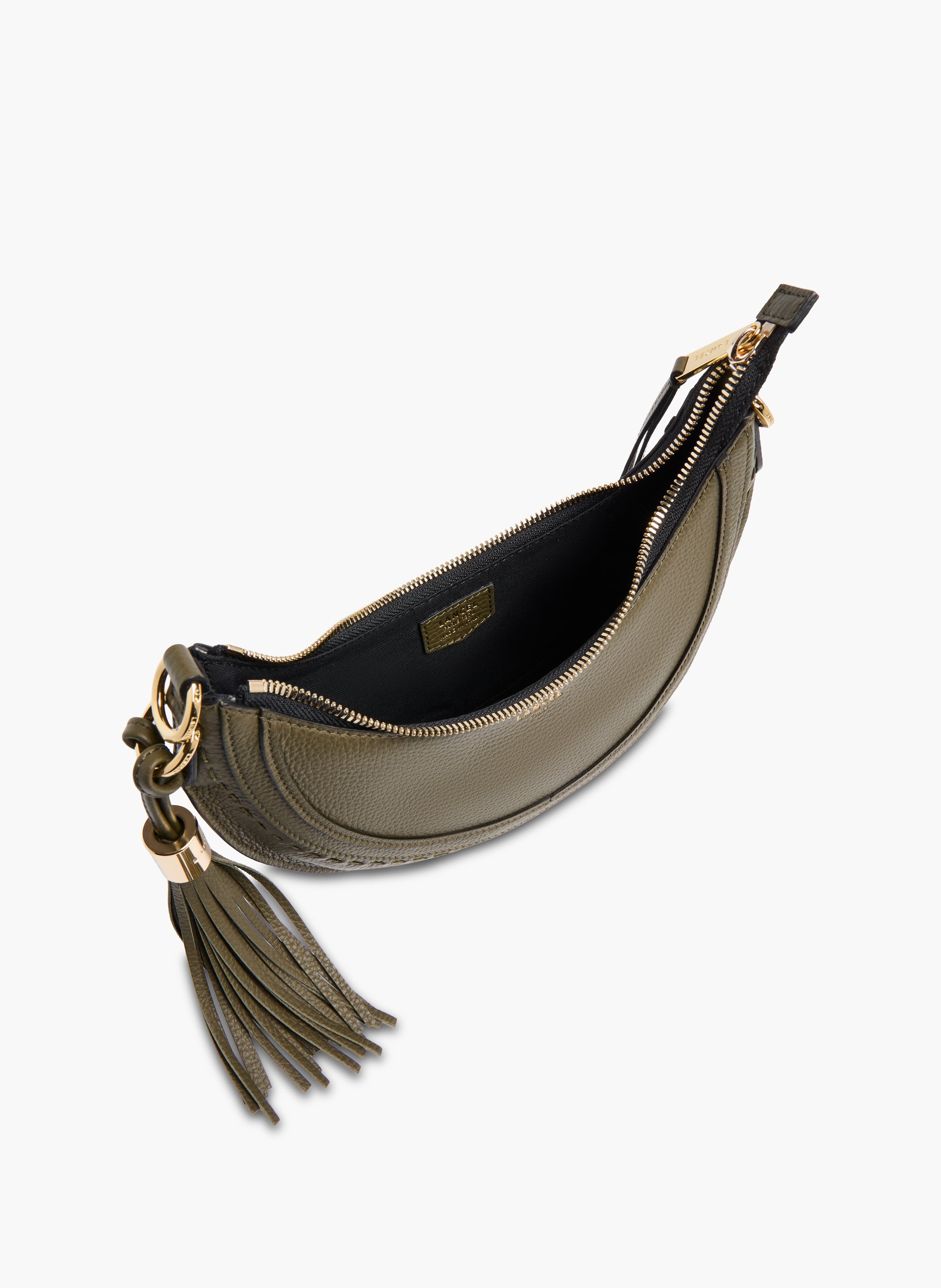 Sac hobo hoboheme de lancel en cuir de vachette graine LANCEL Vert