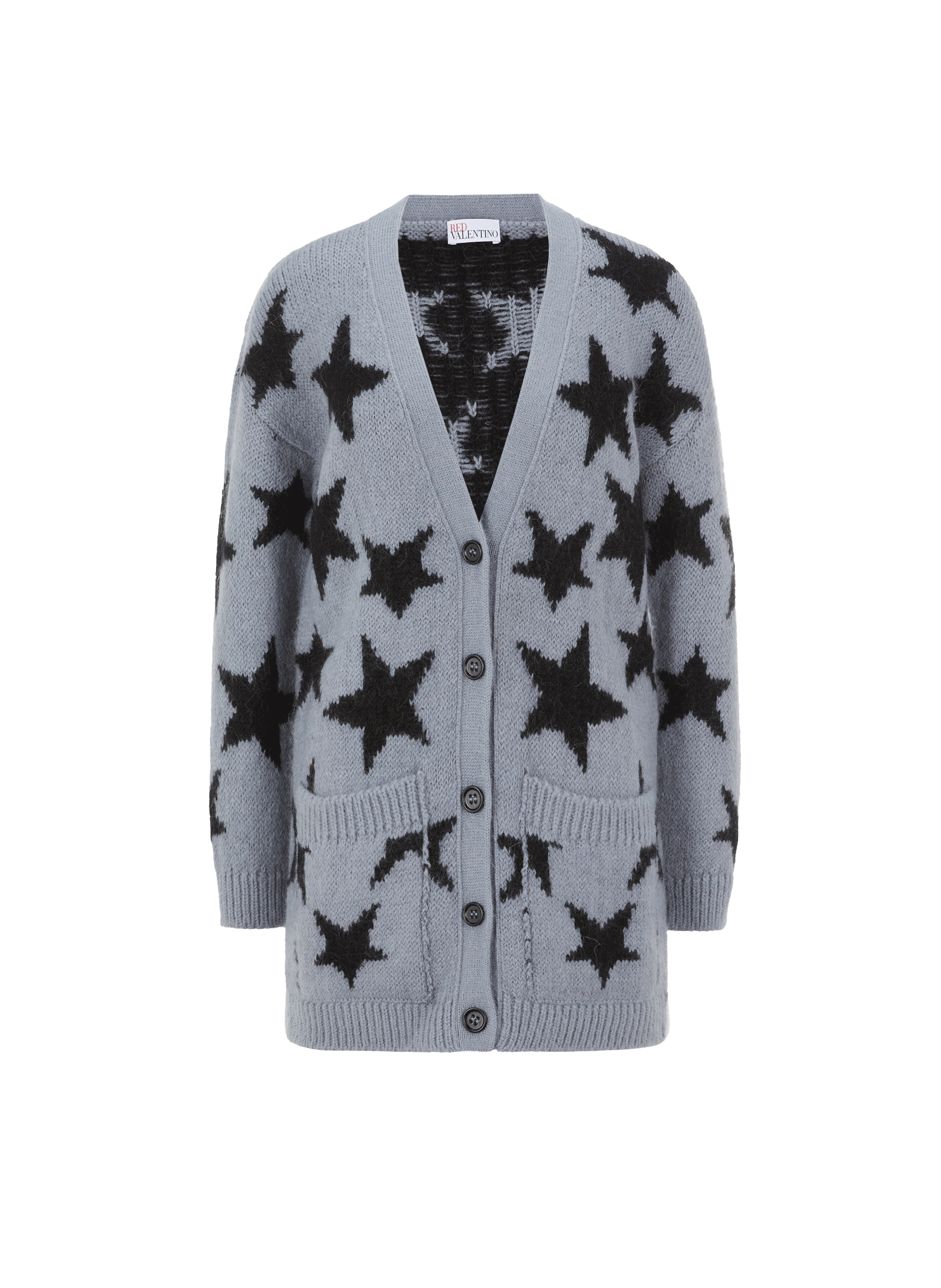 Cardigan à imprimé étoiles
