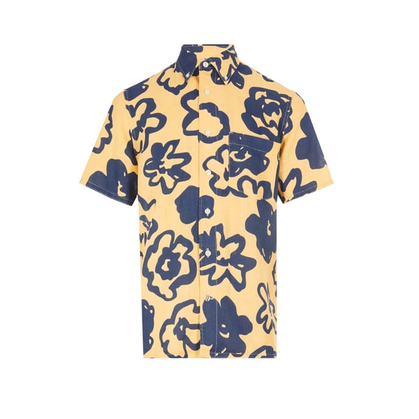Chemise imprimé en lin