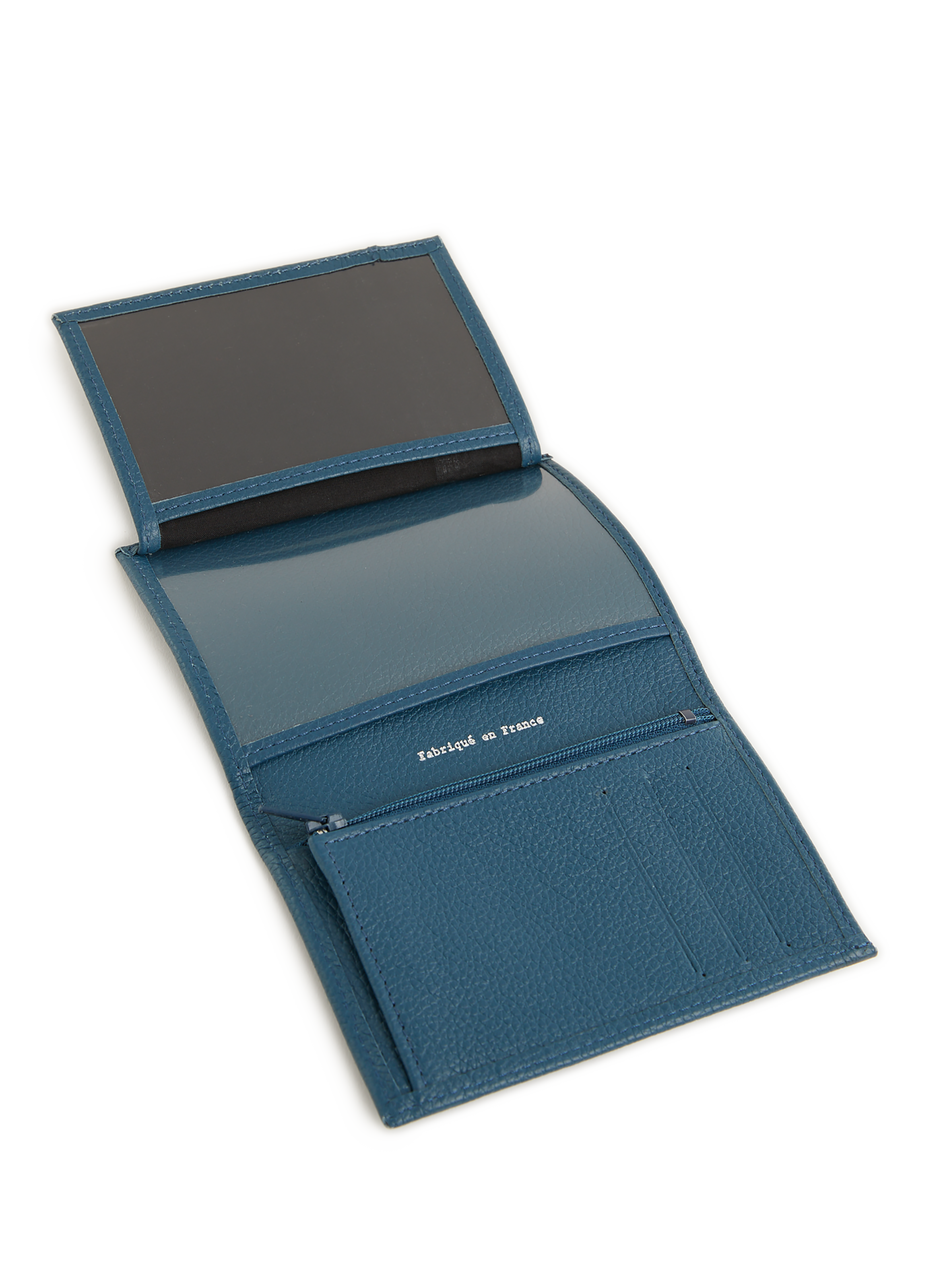 Portefeuille en cuir de veau SAISON 1865 Bleu
