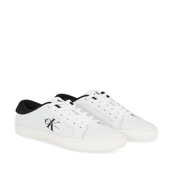 Calvin Klein Leather Trainers In White