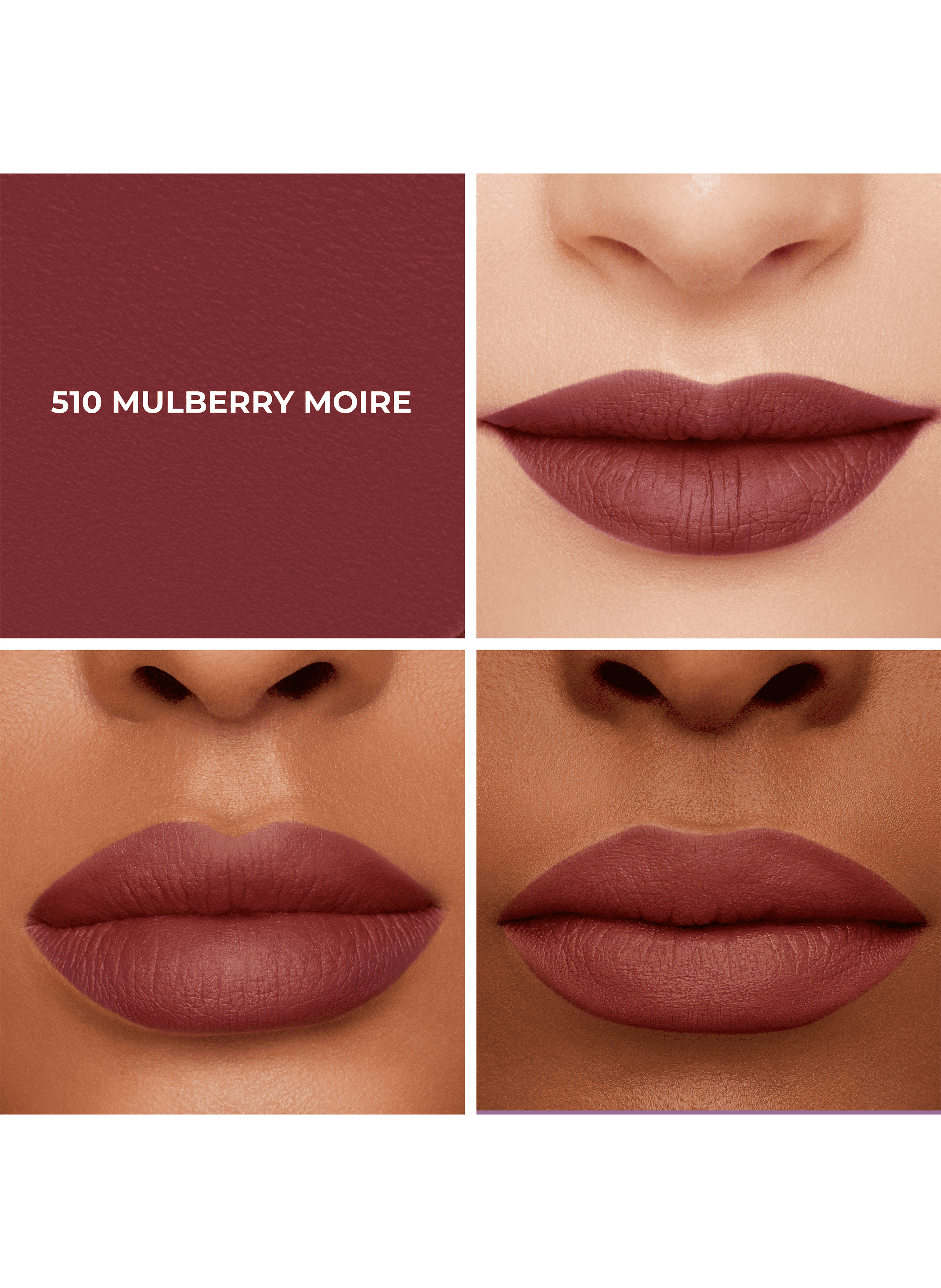 Caviar Smoothing Matte Lipstick Refill LAURA MERCIER 510 mulberry moire  