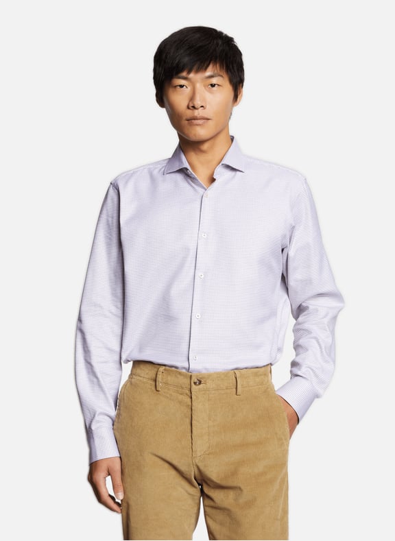 Printed straight shirt Beige by BOSS BOSS Printed straight shirt Beige
