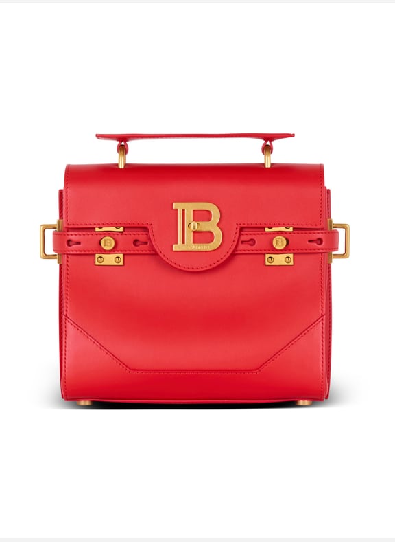 Sac b-buzz23 en cuir lisse Rouge by BALMAIN BALMAIN Sac b-buzz23 en cuir lisse Rouge
