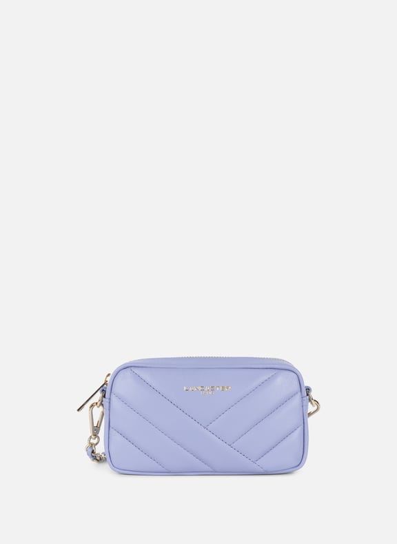 Mini pochette smartphone - soft matelassé Violet by LANCASTER LANCASTER Mini pochette smartphone - soft matelassé Violet