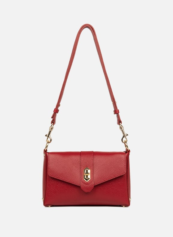 Small crossbody bag - Top Double Red by LANCASTER LANCASTER Small crossbody bag - Top Double Red