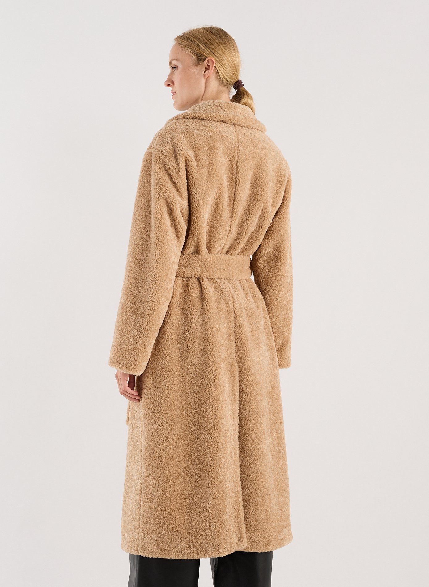 Manteau mi-long col tailleur SAISON 1865 Beige